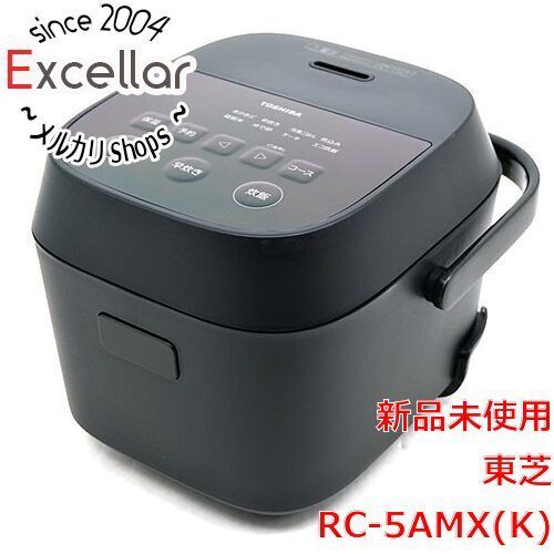 bn:3] TOSHIBA マイコン炊飯器 3合炊き RC-5AMX(K) ブラック