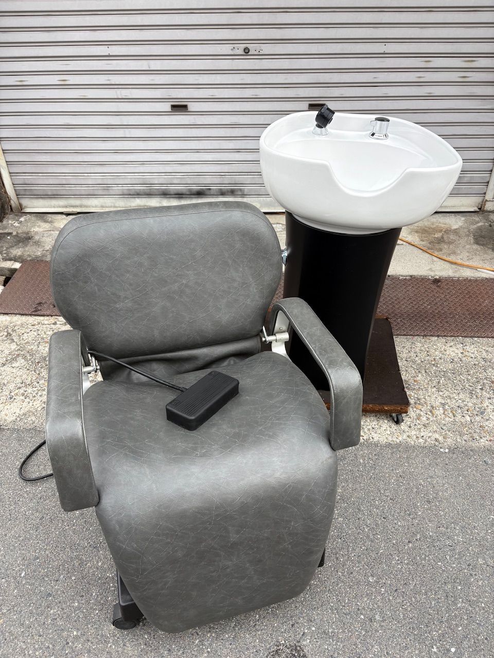 タカラベルモント 多機能電動チェア SET JOY Able シャンプーボウル 