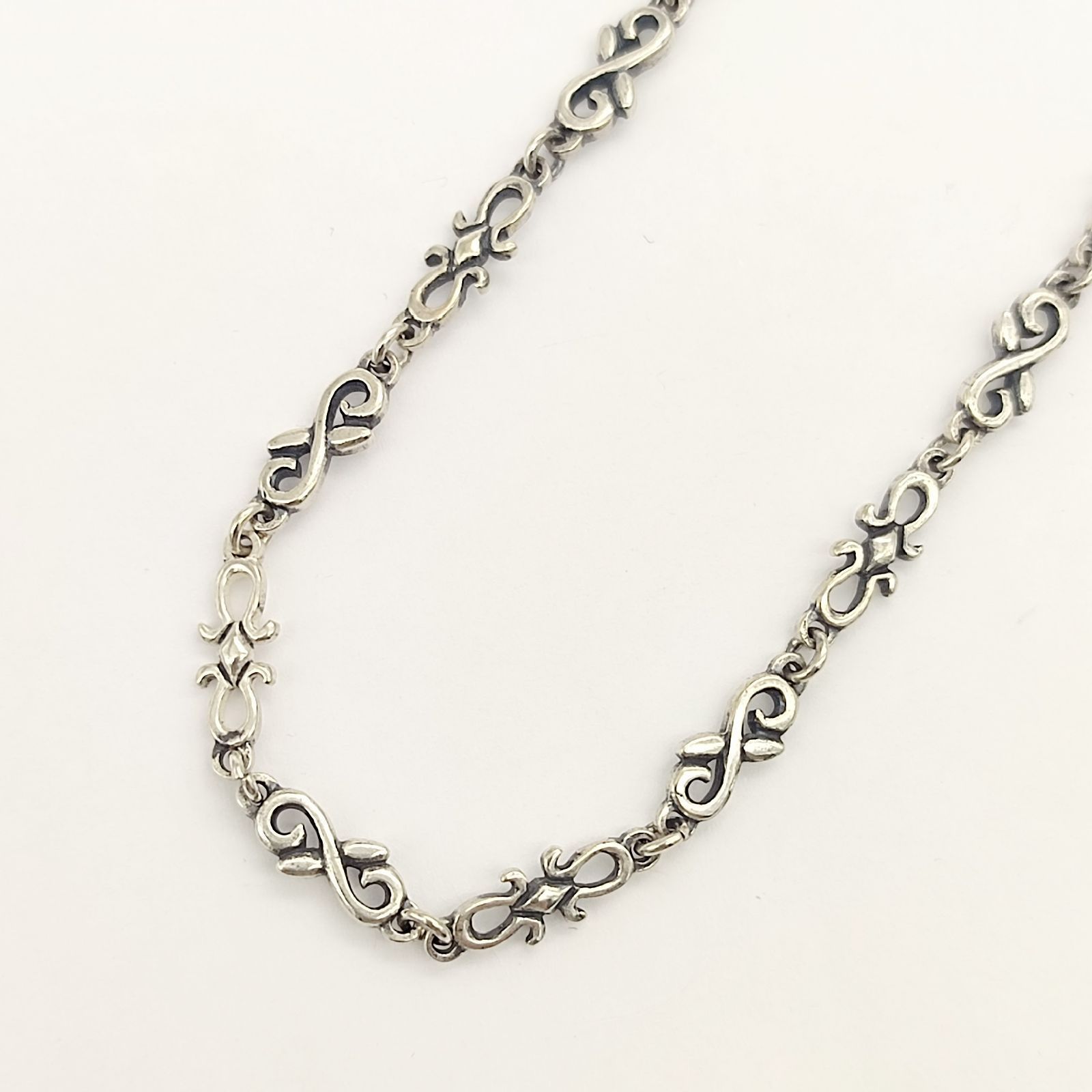 美品】UZU ウズ デザインチェーンネックレス SILVER シルバー925 11.2g 
