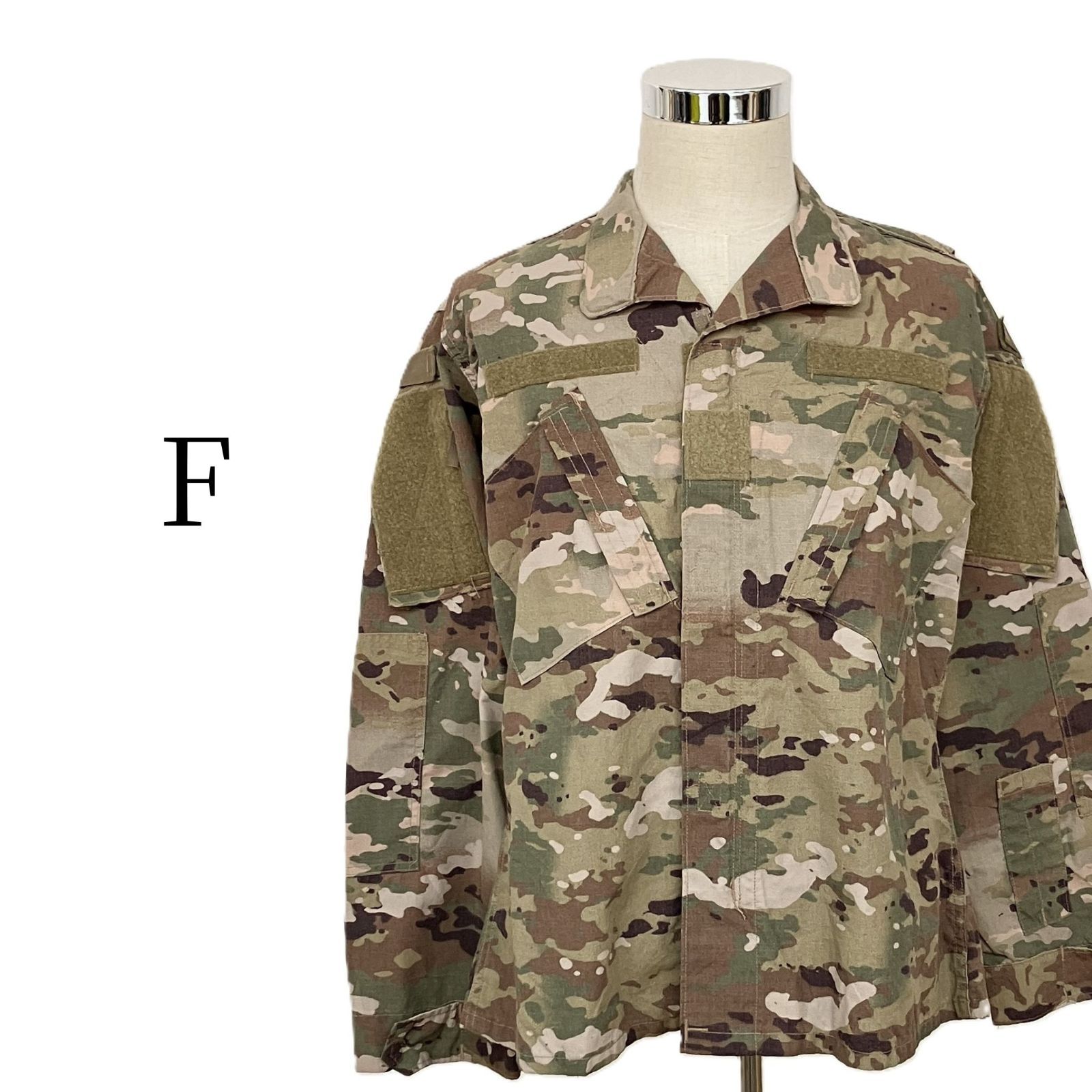 米軍 ACUジャケット マルチカム Small-Regular 防虫加工 米軍 マルチカム ACU 迷彩 ジャケット F 難燃素材 FLAME RESISTANT
