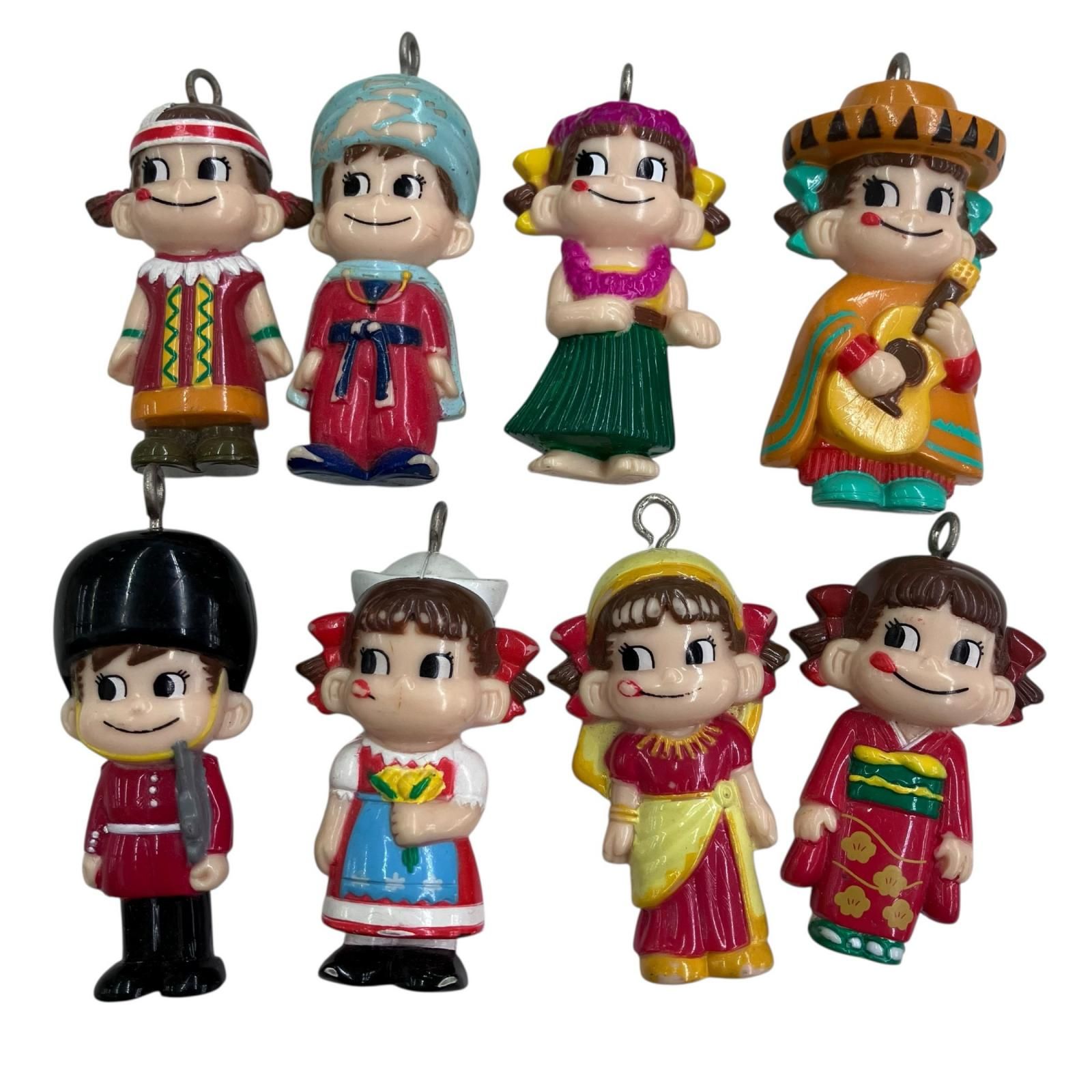 186001 FUJIYA 不二家 ミニミニ ペコちゃん フィギュア 63点まとめ売り 