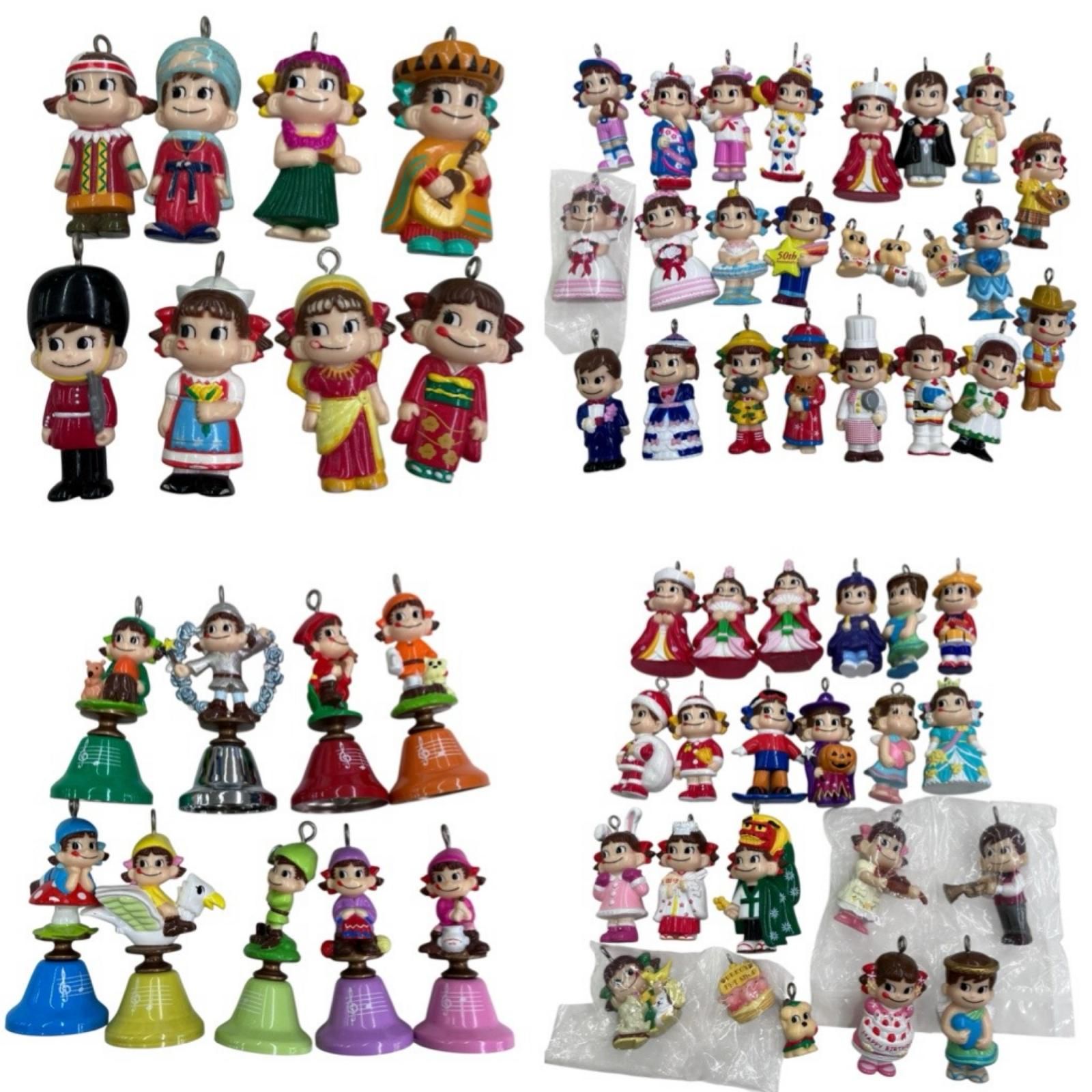 186001 FUJIYA 不二家 ミニミニ ペコちゃん フィギュア 63点まとめ売り