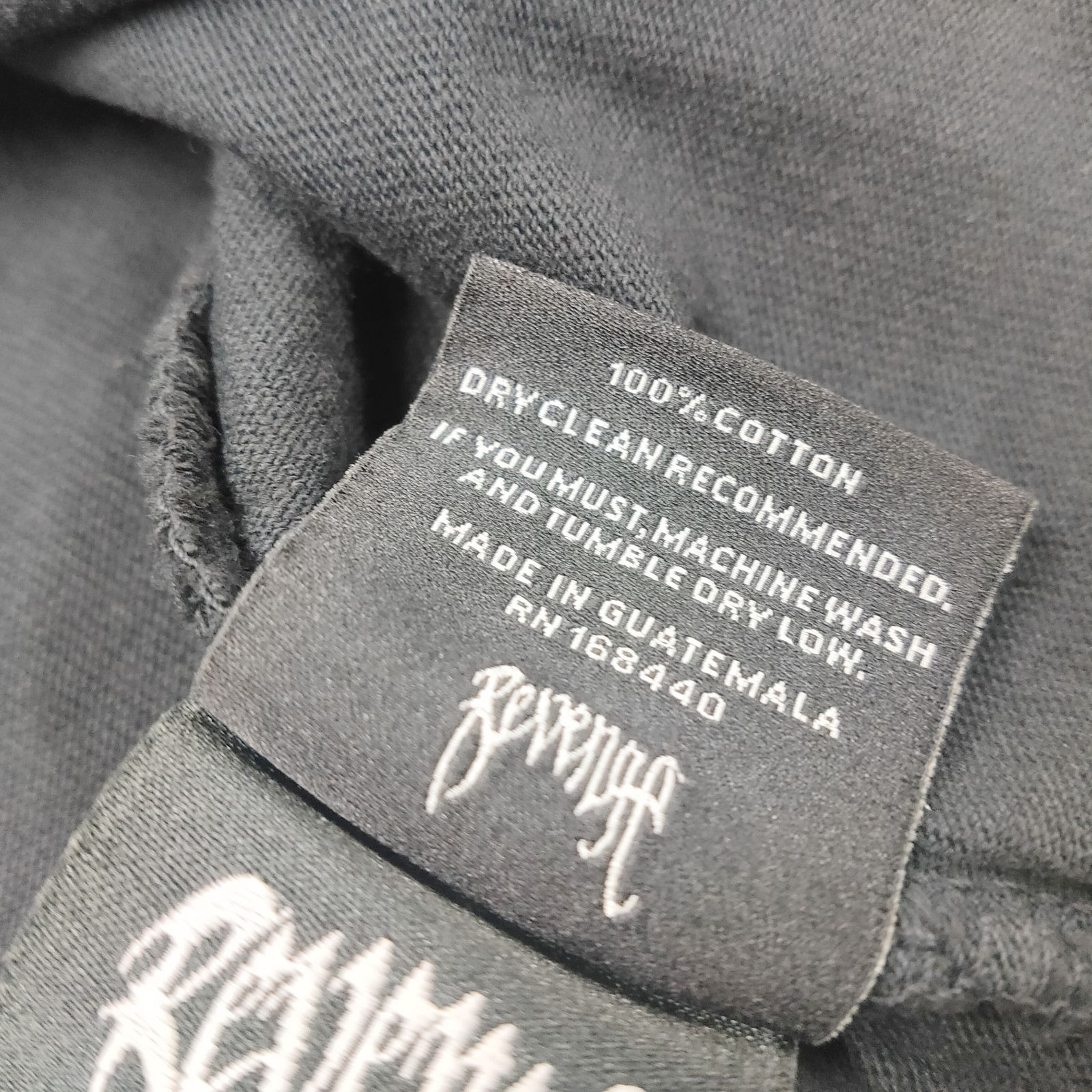 新品 未使用 リベンジ X キル アウトラインTシャツ ブラック XL