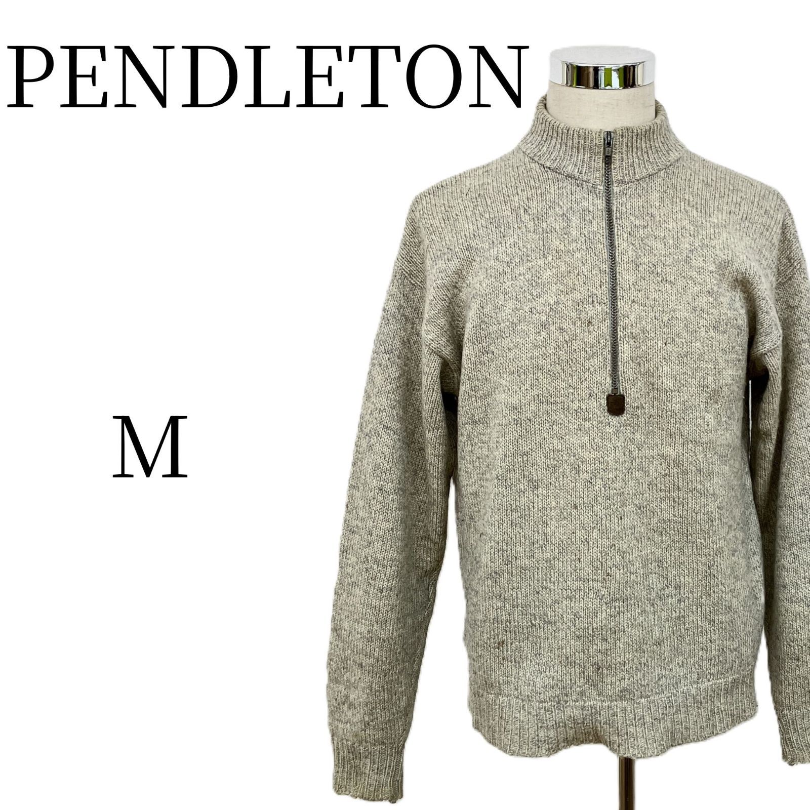 USA製 PENDLETON ペンドルトン 70s 80s ヴィンテージ ハーフジップ 