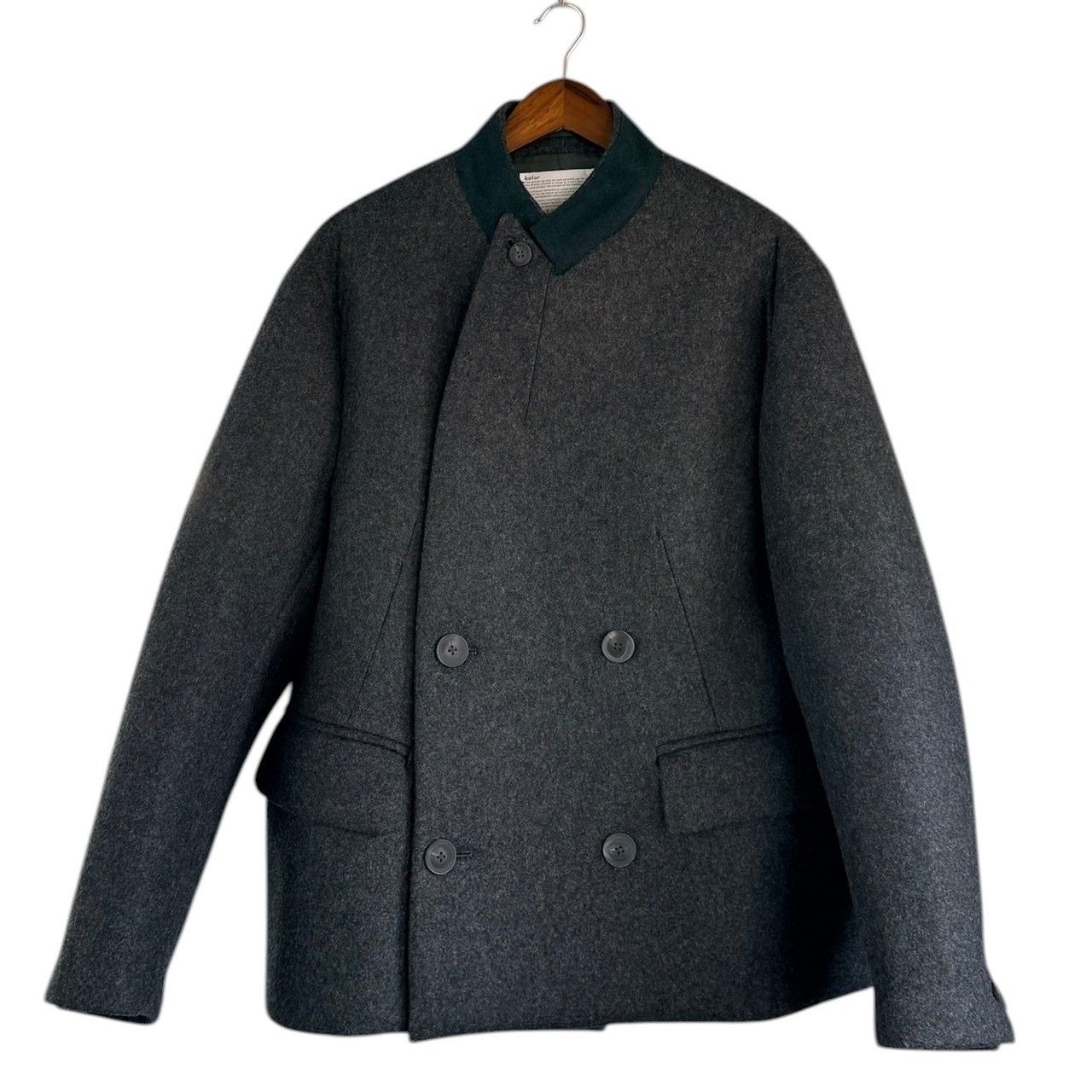 kolor カラー 25AW ウールスポンジダンボールジャケットコート 25WCM-J04107 2 グレー 15315 kolor カラー 25AW ウールスポンジダンボールジャケットコート 25WCM