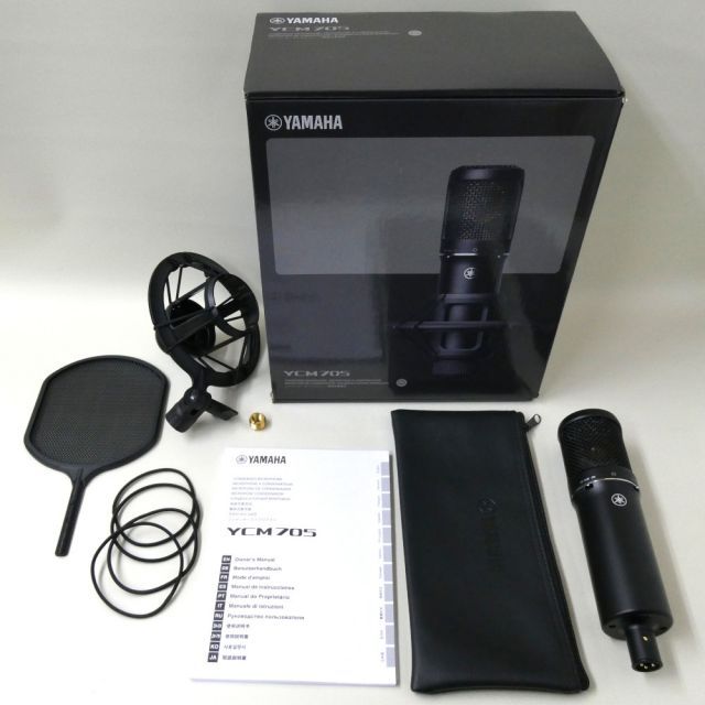 《アウトレット品》 ヤマハ YAMAHA コンデンサーマイク YCM705B 黒