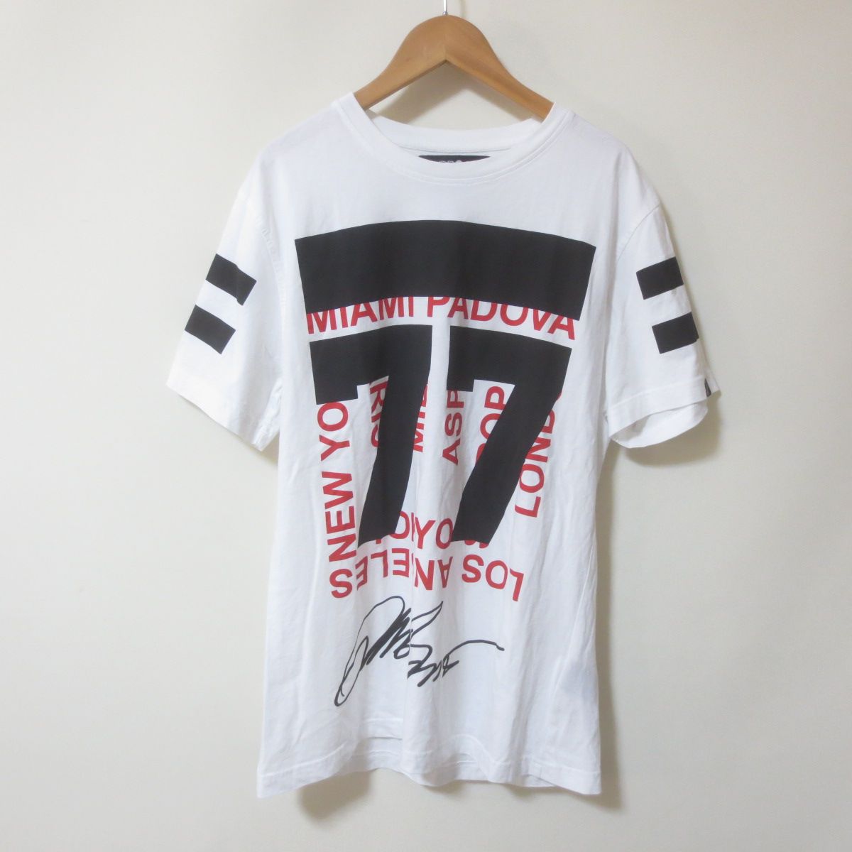 BH05 HYDROGEN ハイドロゲン ホワイト 半袖 Tシャツ S スポーツウエア 