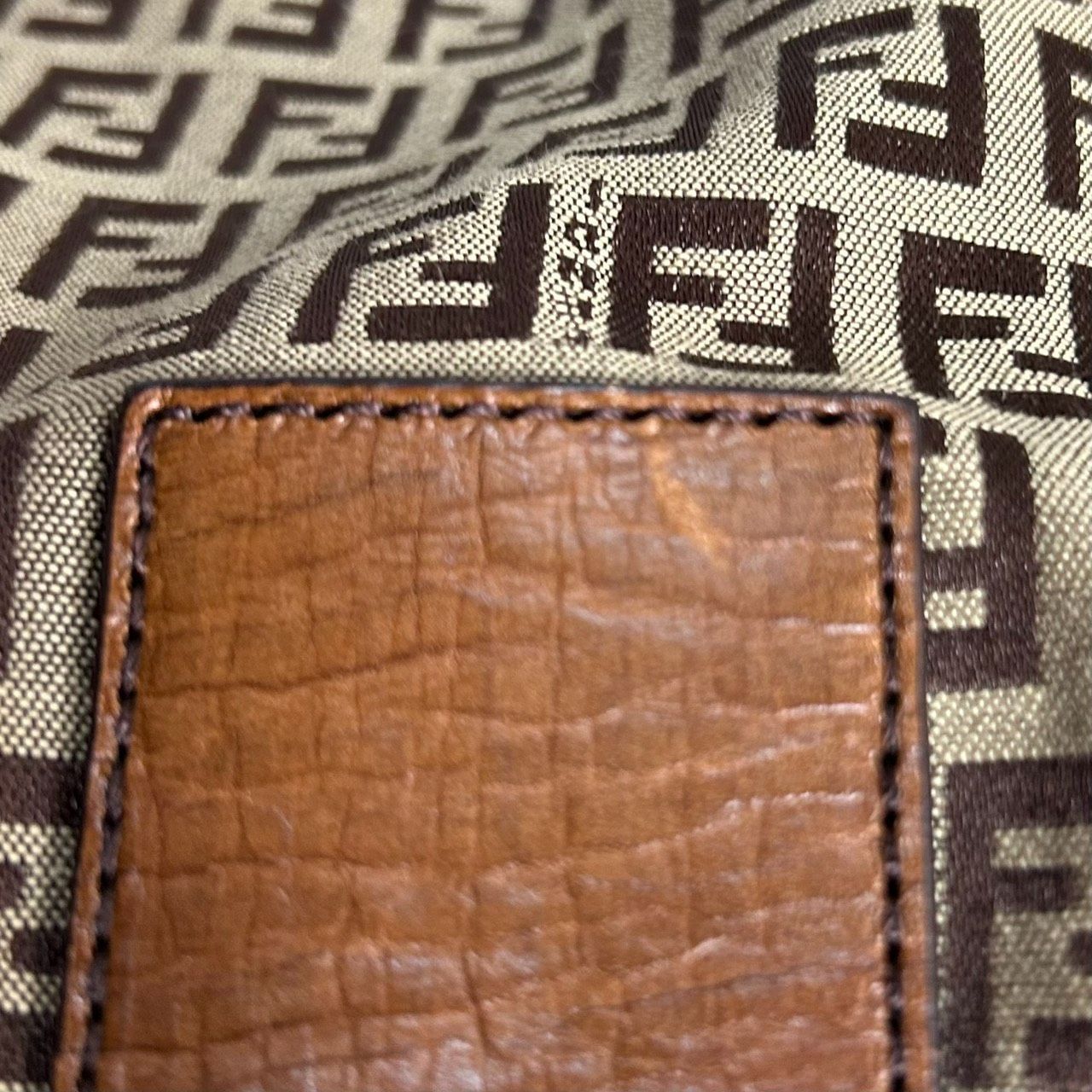 VINTAGE FENDI フェンディ FENDI マンマバケット ズッキーノ柄 ズッカ 