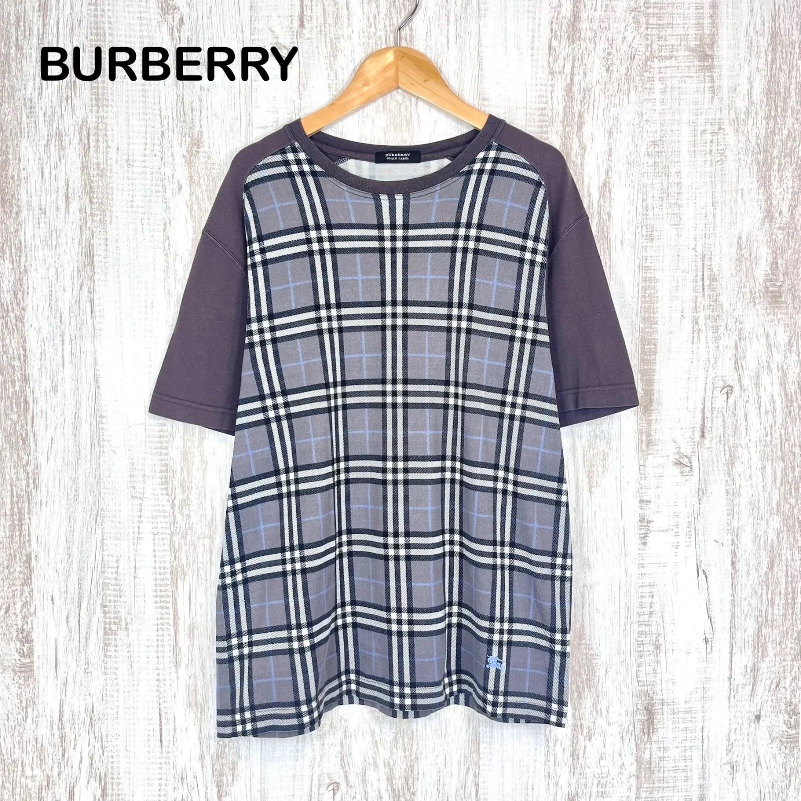 BURBERRY BLACK LABEL バーバリーブラックレーベル ホースロゴ刺繍