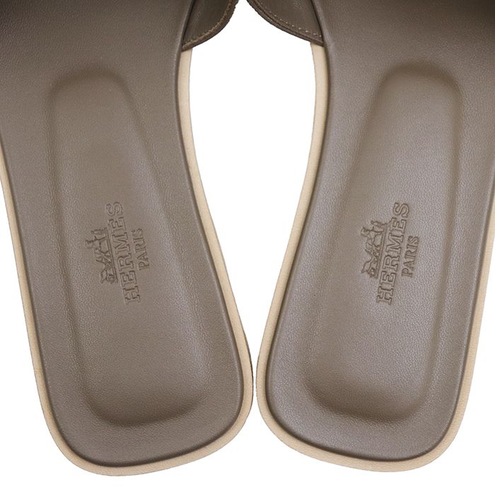 未使用】HERMES エルメス フラットサンダル サイズ 37.5 未使用】HERMES エルメス フラットサンダル サイズ 37.5