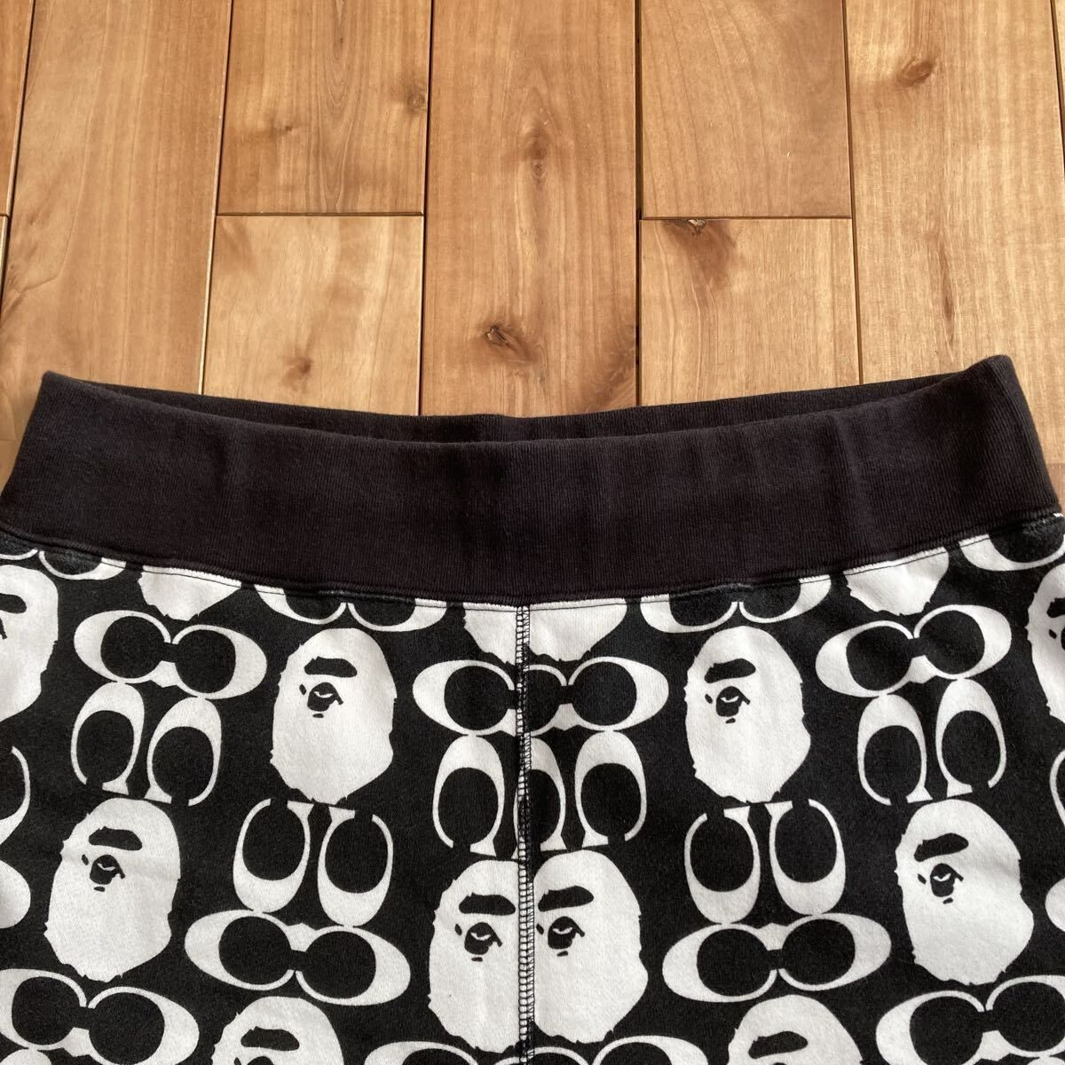 COACH × BAPE スウェット ハーフパンツ Lサイズ a bathing ape sweat
