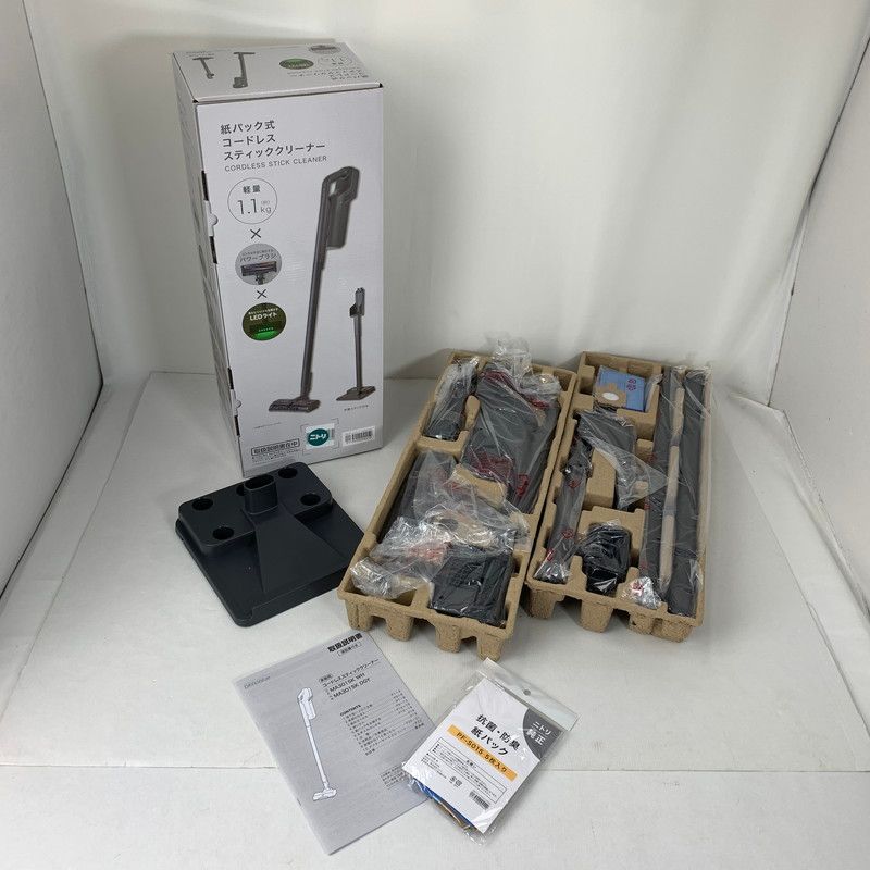 中古美品】 NITORI ニトリ 紙パック式 コードレス スティック 