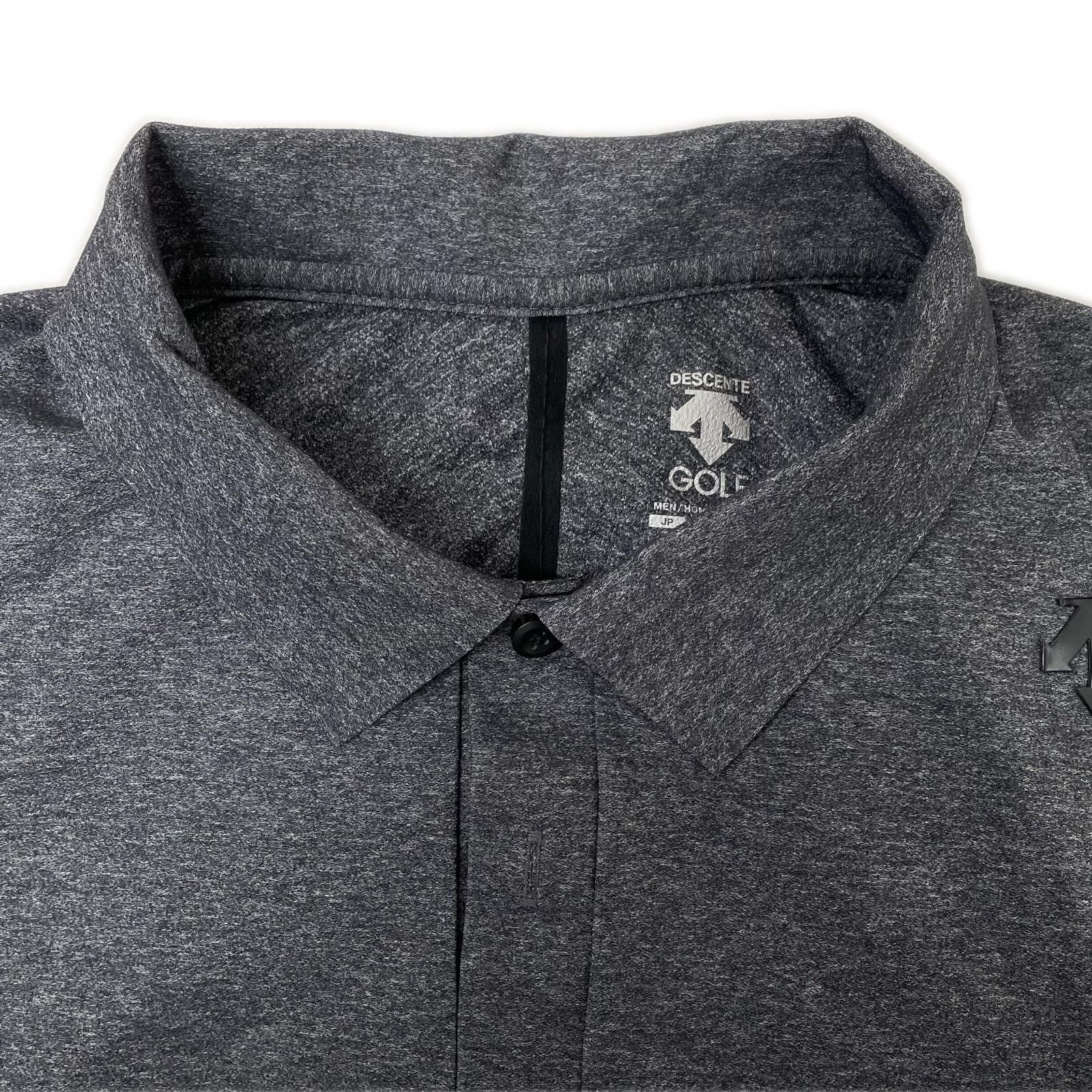 中古 メンズ デサントゴルフ DESCENTE GOLF 半袖ポロシャツ O グレー