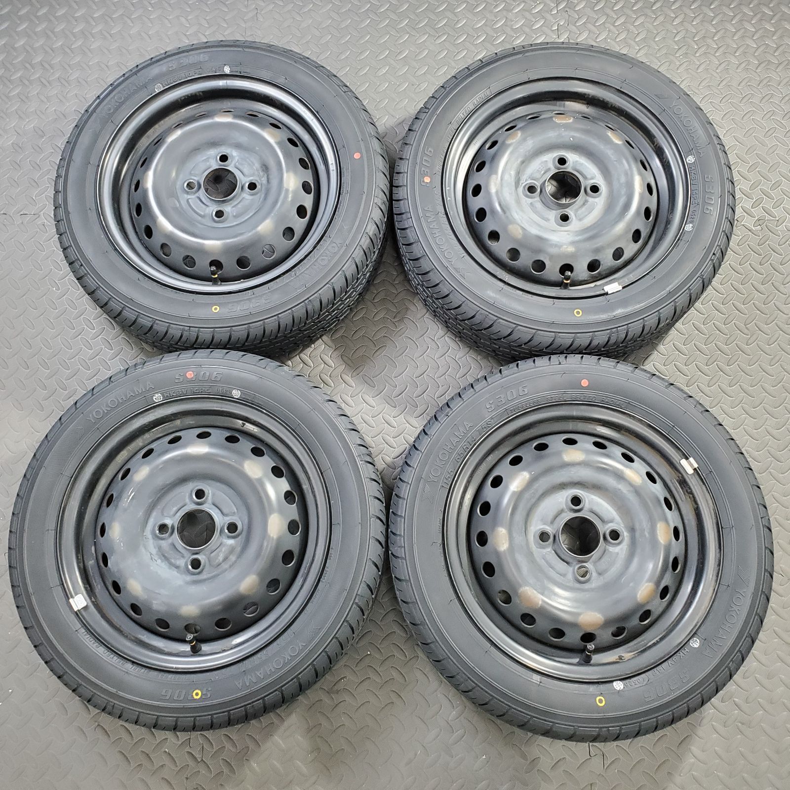 26年製 新品タイヤ 155/65R14 ヨコハマ S306 ホンダ JF1 N-BOX N-WGN