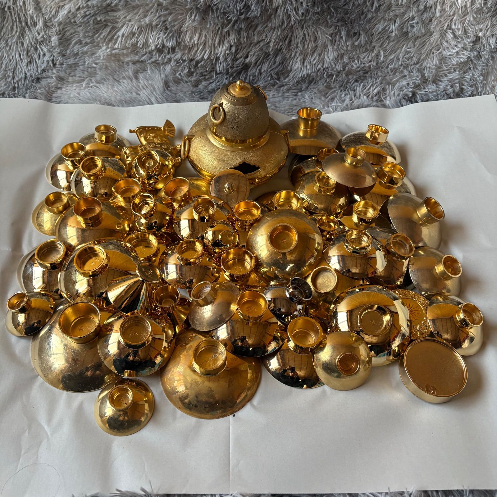 金杯等 24金メッキ 約6キロ YS26C-108 - メルカリ