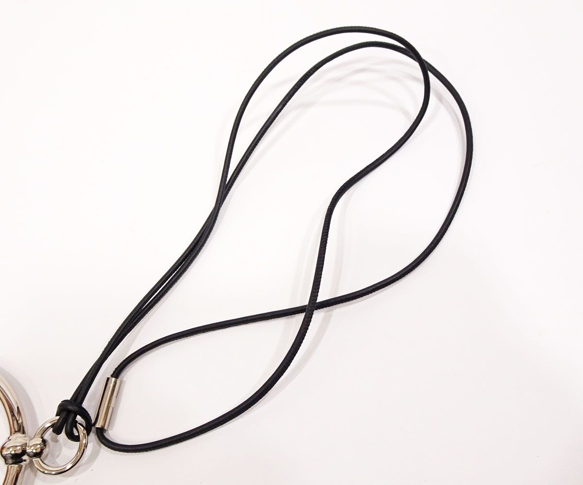 質コニシ】【HERMES/エルメス】ロングネックレス ループグラン レザー