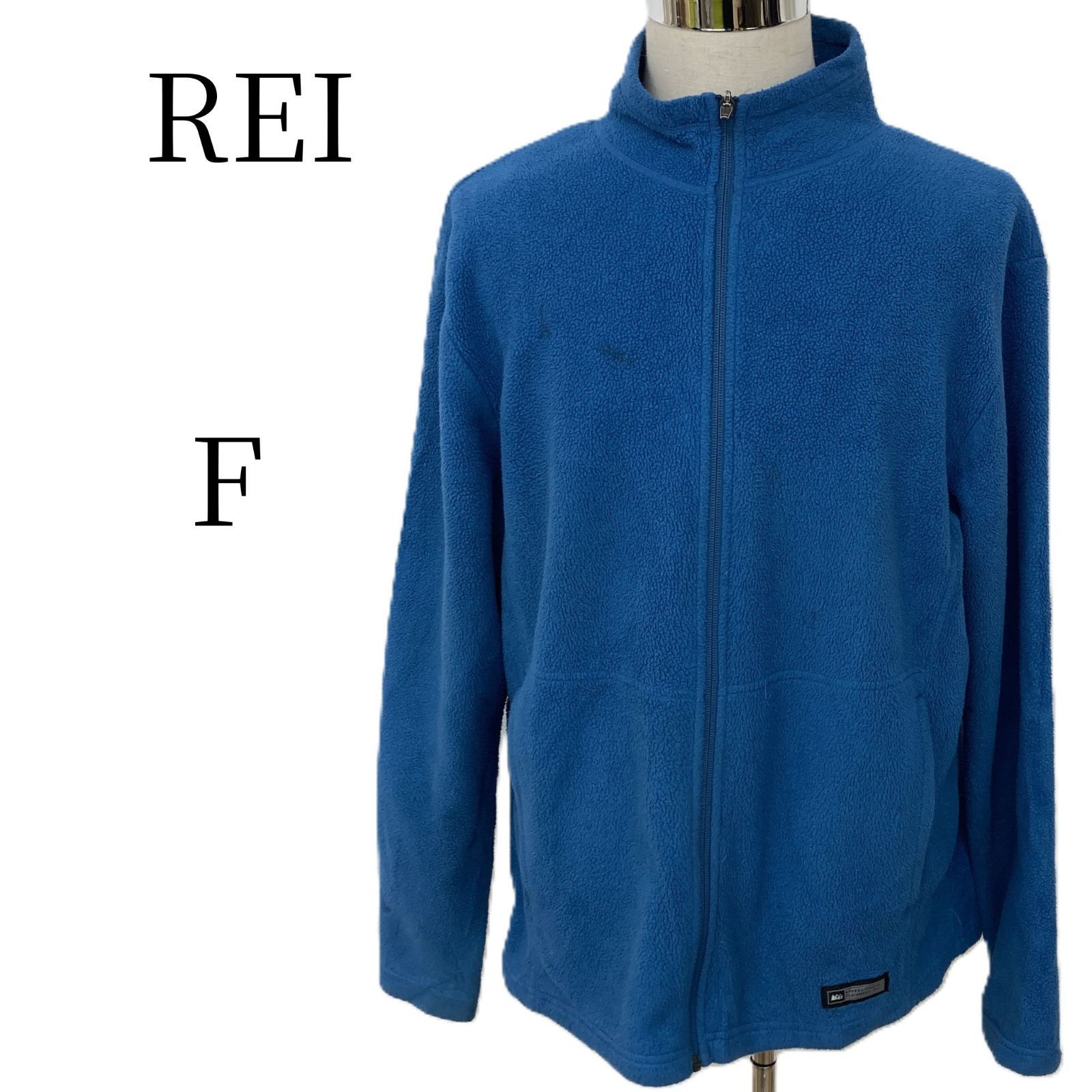 REI アールイーアイ フリース ジャケット ブルゾン フルジップ メンズ 