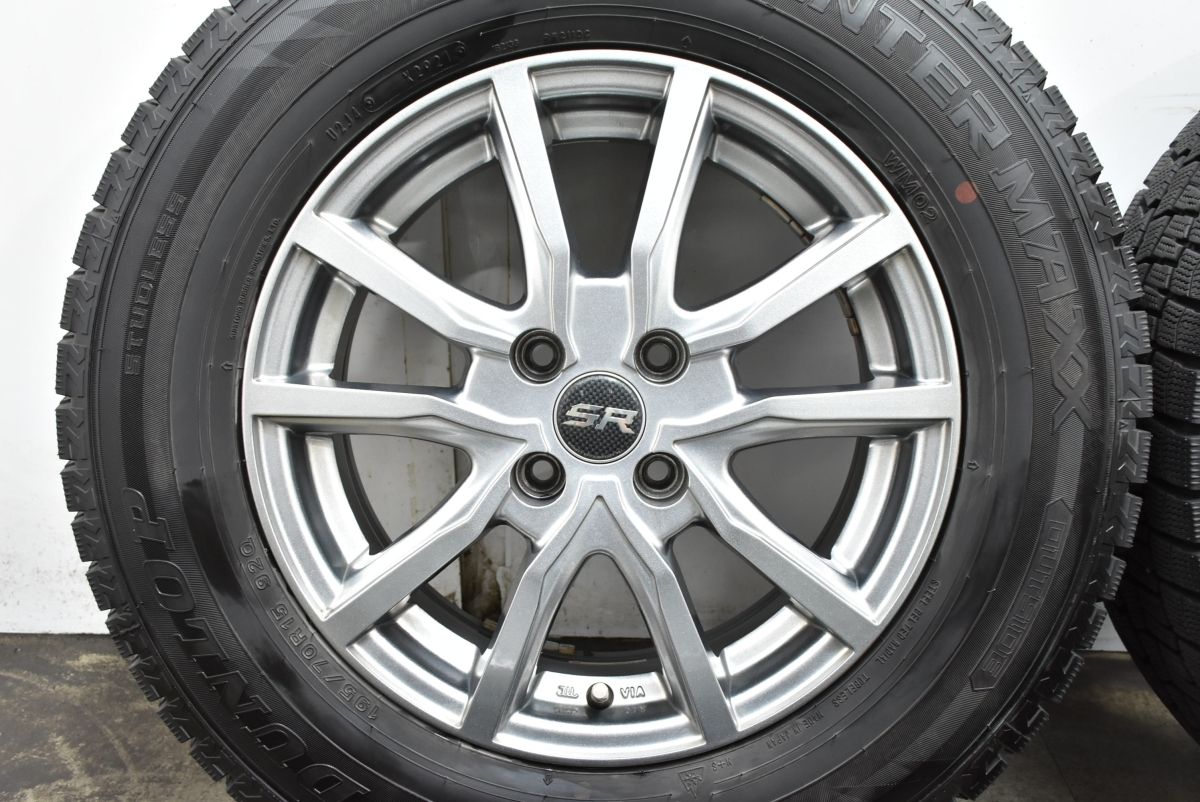 美品】ストレンジャー 15in 5.5J +42 PCD100 ダンロップ 美品】ストレンジャー 15in 5.5J +42 PCD100 ダンロップ