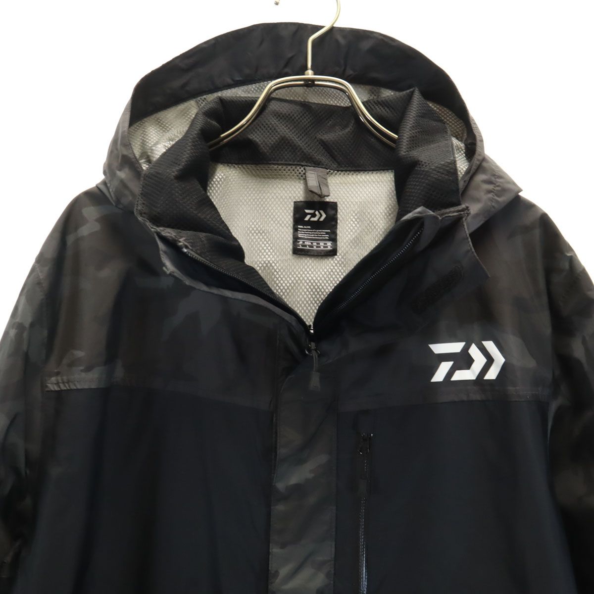 Daiwa ダイワ カモフラ柄 レインジャケット 上下 セットアップ L