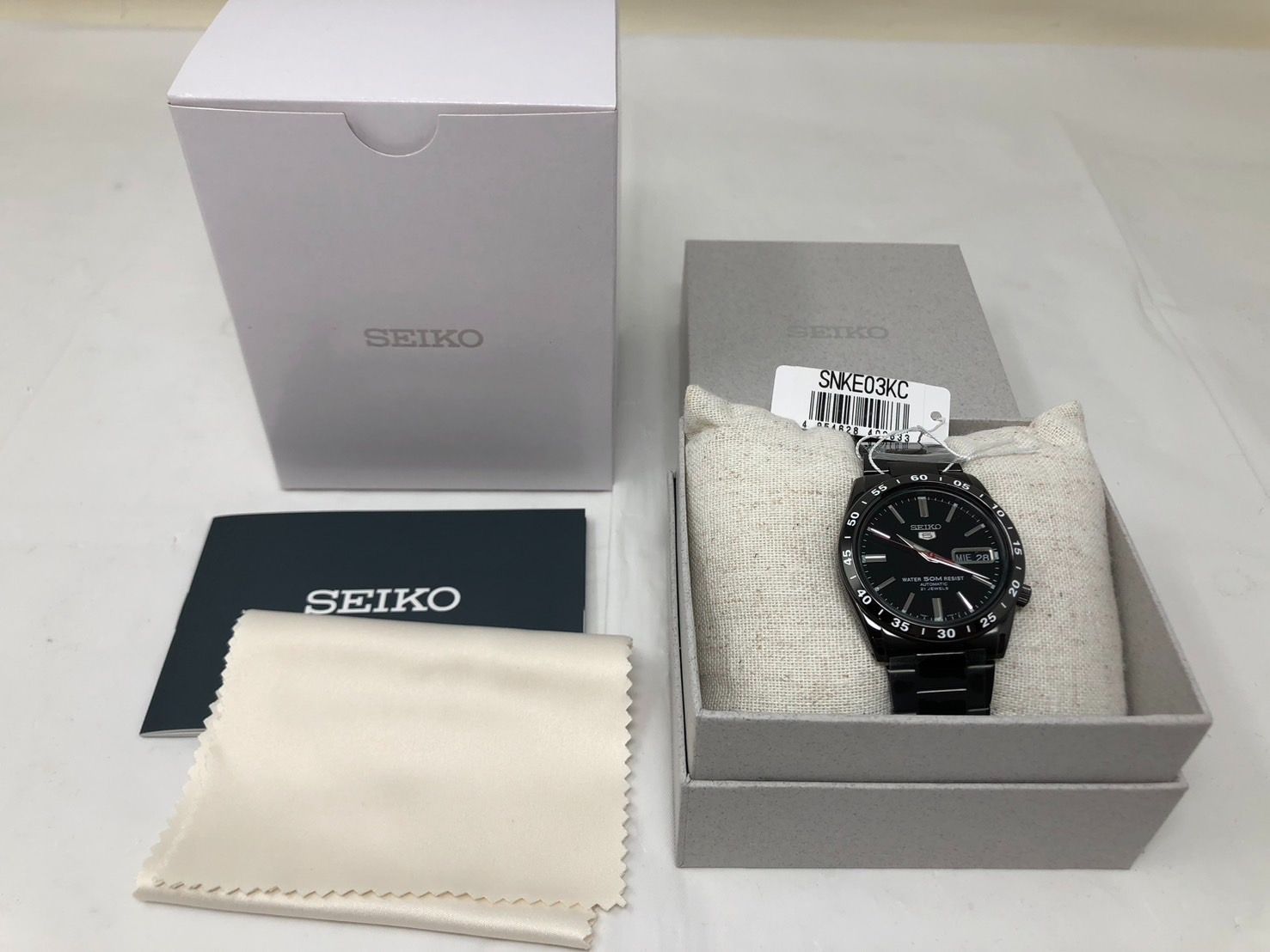 未使用 SEIKO SEIKO5 セイコーファイブ 自動巻き デイデイト 7S26-02T0 