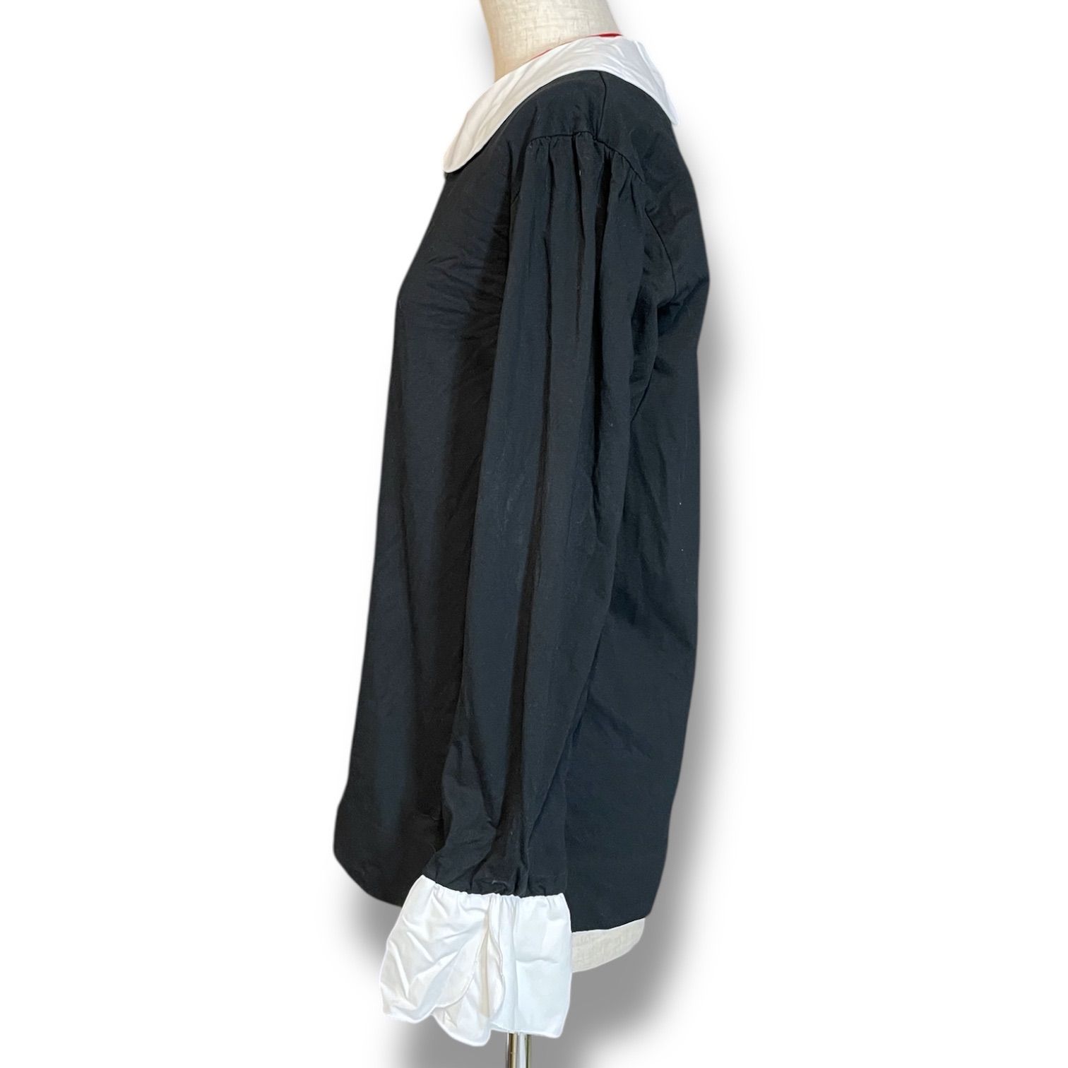 STINA closet スティナ tulip blouse チューリップブラウス 丸襟 長袖 