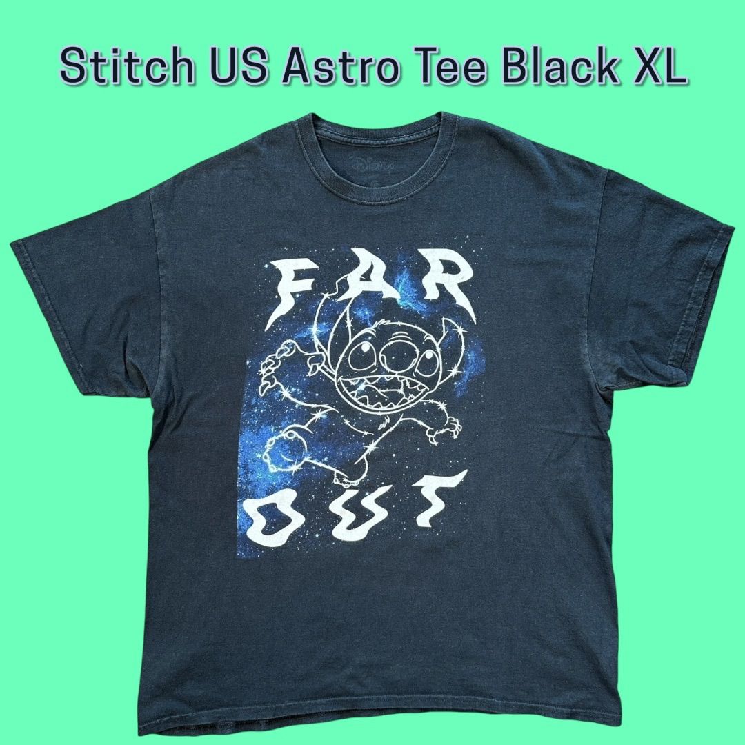 Stitch US Astro Tee Black XL