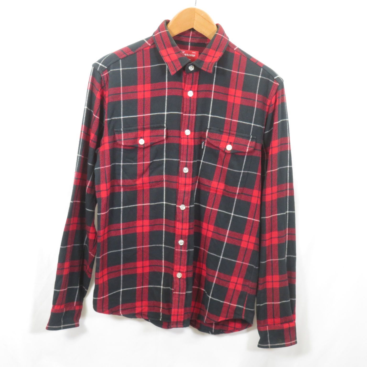 Supreme チェック フランネル シャツ - メルカリ
