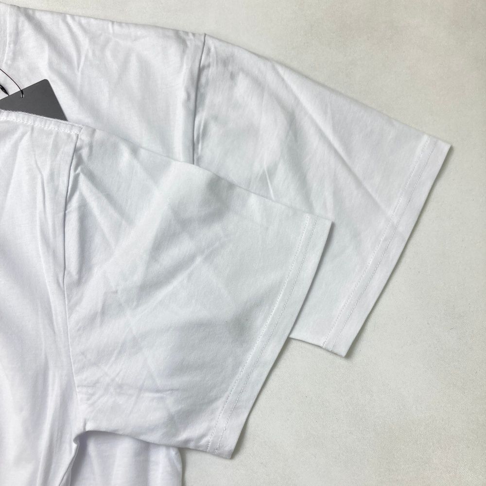サイズ：LARGE DEVEREUX GOLF デヴァローゴルフ 半袖Tシャツ ホワイト