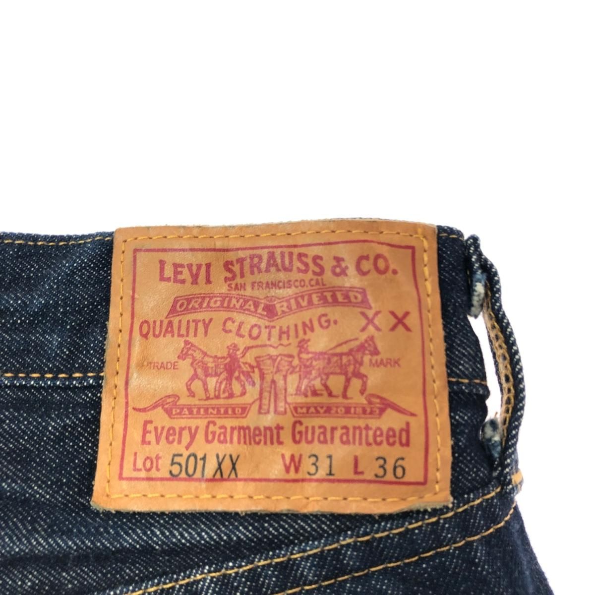 LEVI`S リーバイス デニムパンツ サイズ:W31 BIG E/1947年モデル 501XX 復刻   ネイビー メンズ / 240001148640 LEVI`S リーバイス デニムパンツ サイズ:W31 BIG E/1947年モデル 501XX