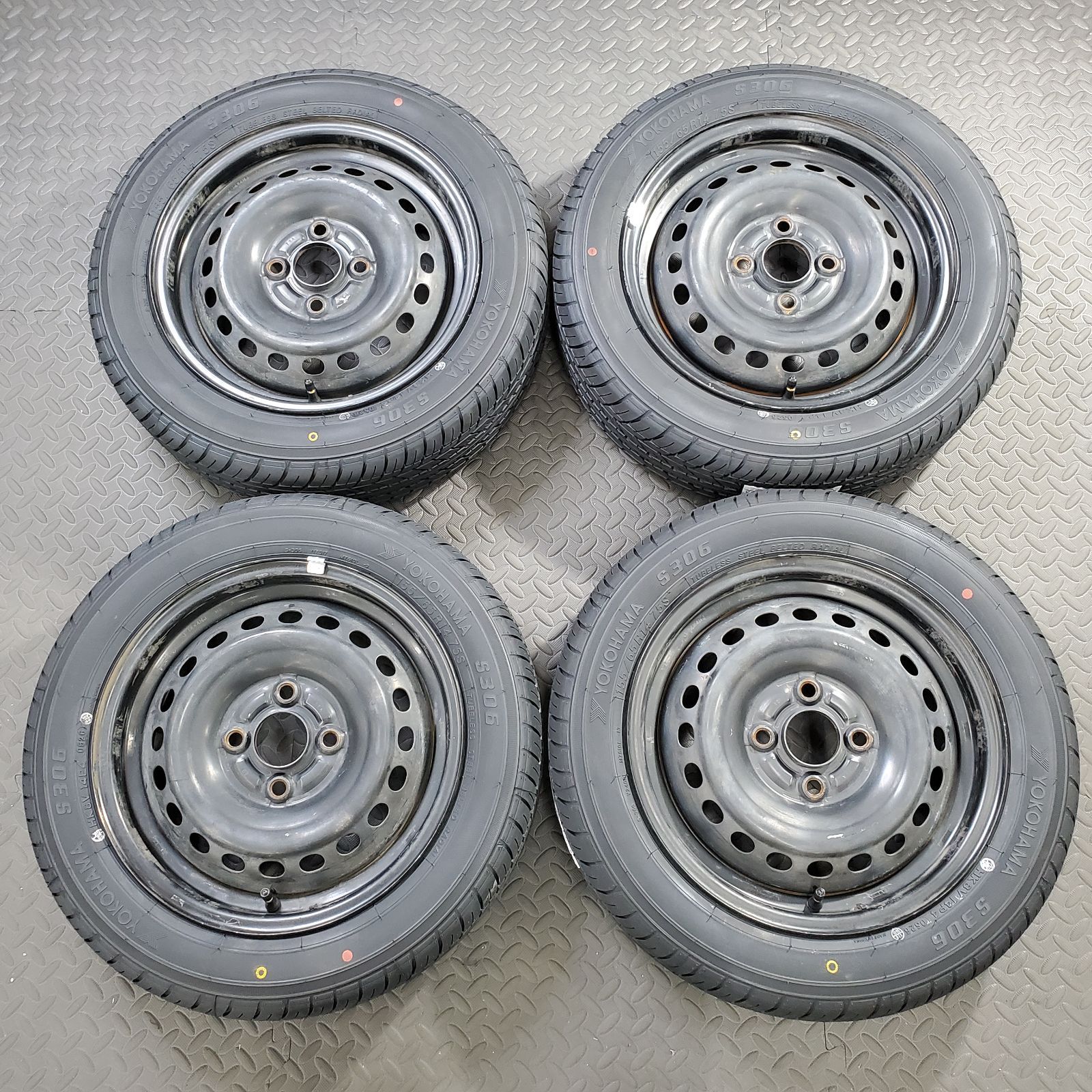 26年製 新品タイヤ 155/65R14 ヨコハマ S306 ホンダ JF3 N-BOX N-WGN