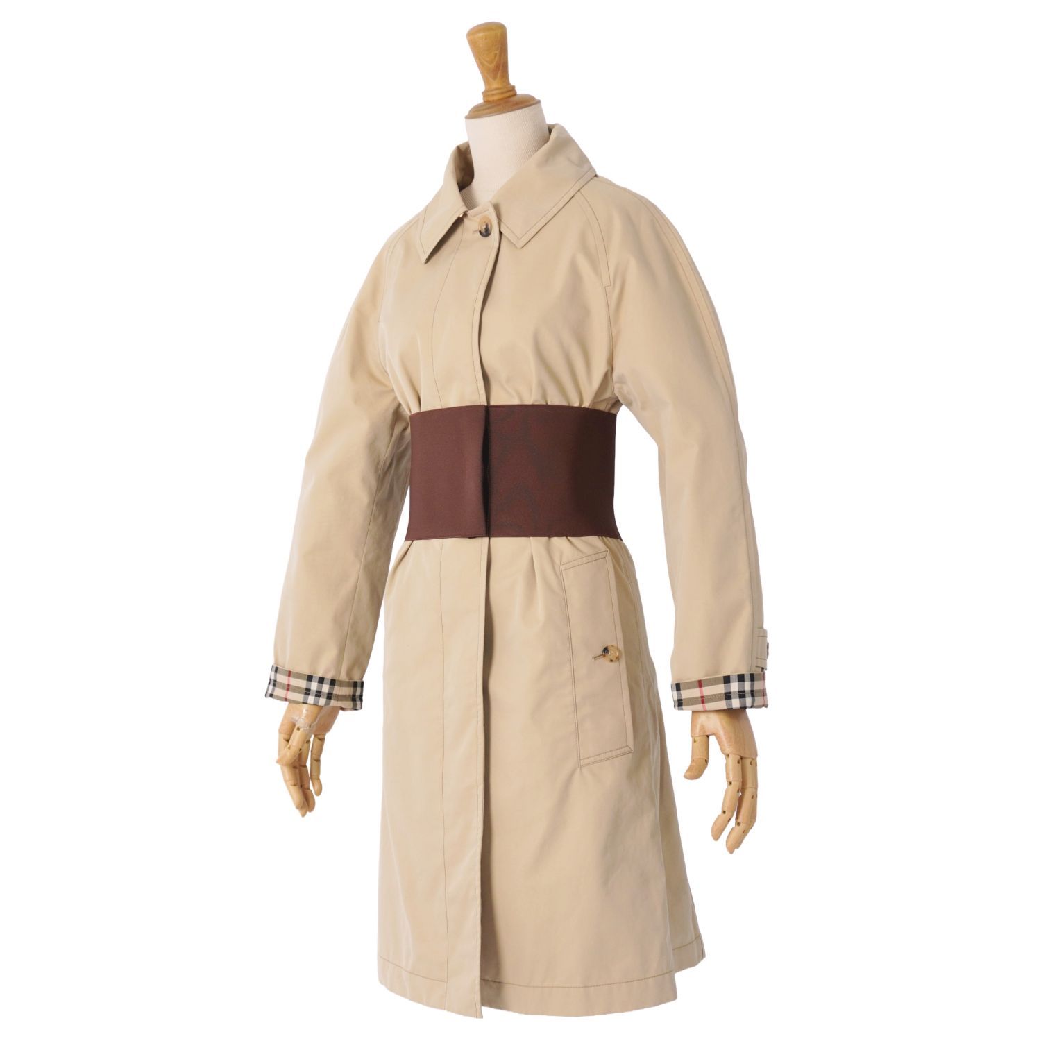極美品 バーバリー BURBERRY コート ステンカラーコート