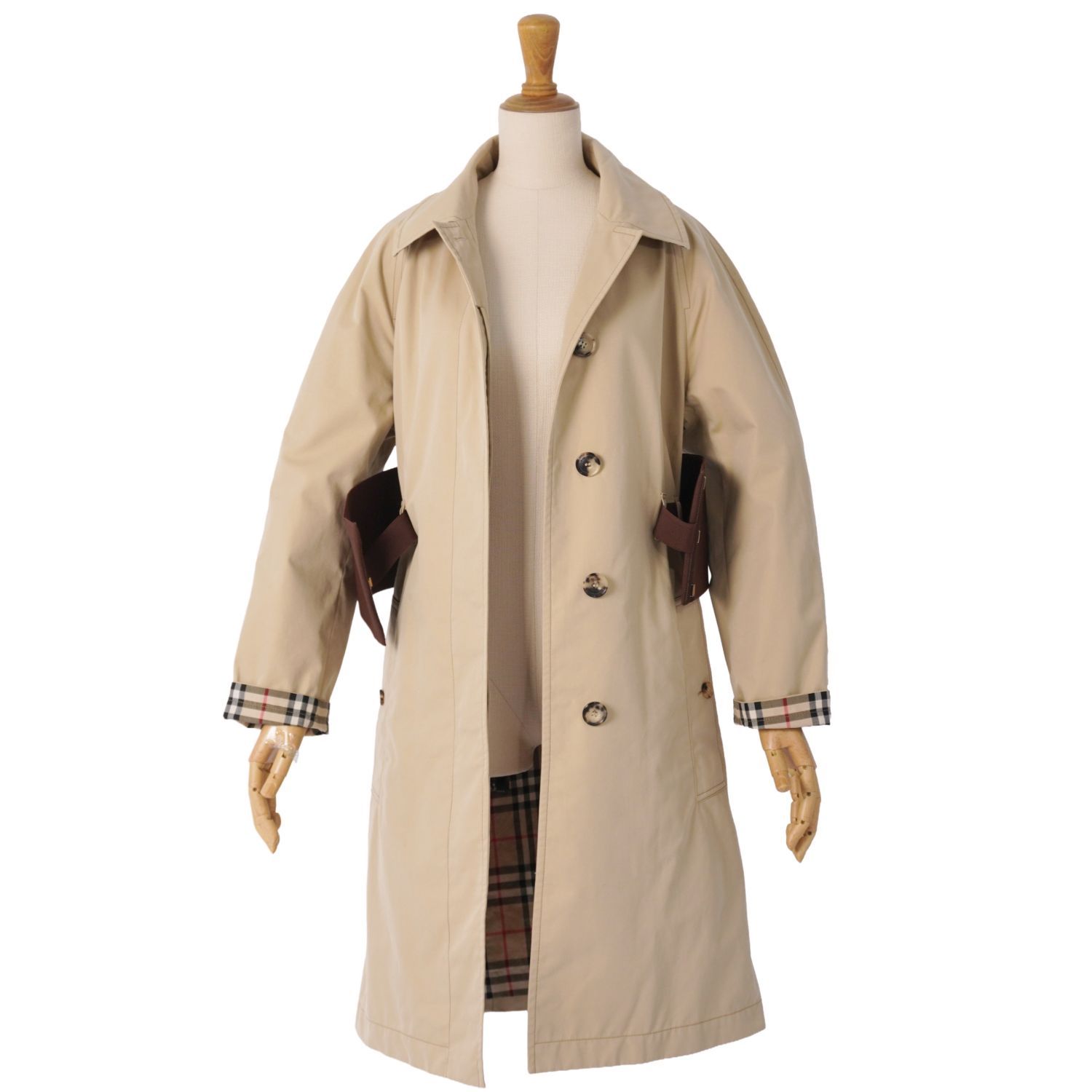 極美品 バーバリー BURBERRY コート ステンカラーコート