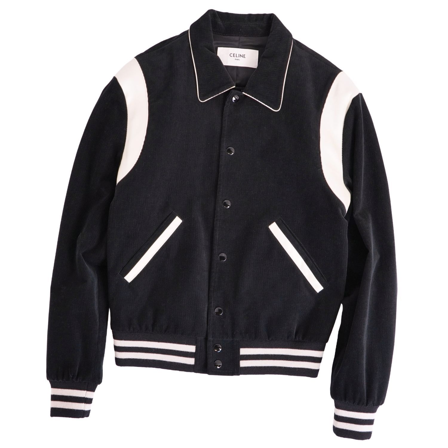 極美品 セリーヌ CELINE TEDDY JACKET テディジャケット ブル - メルカリ