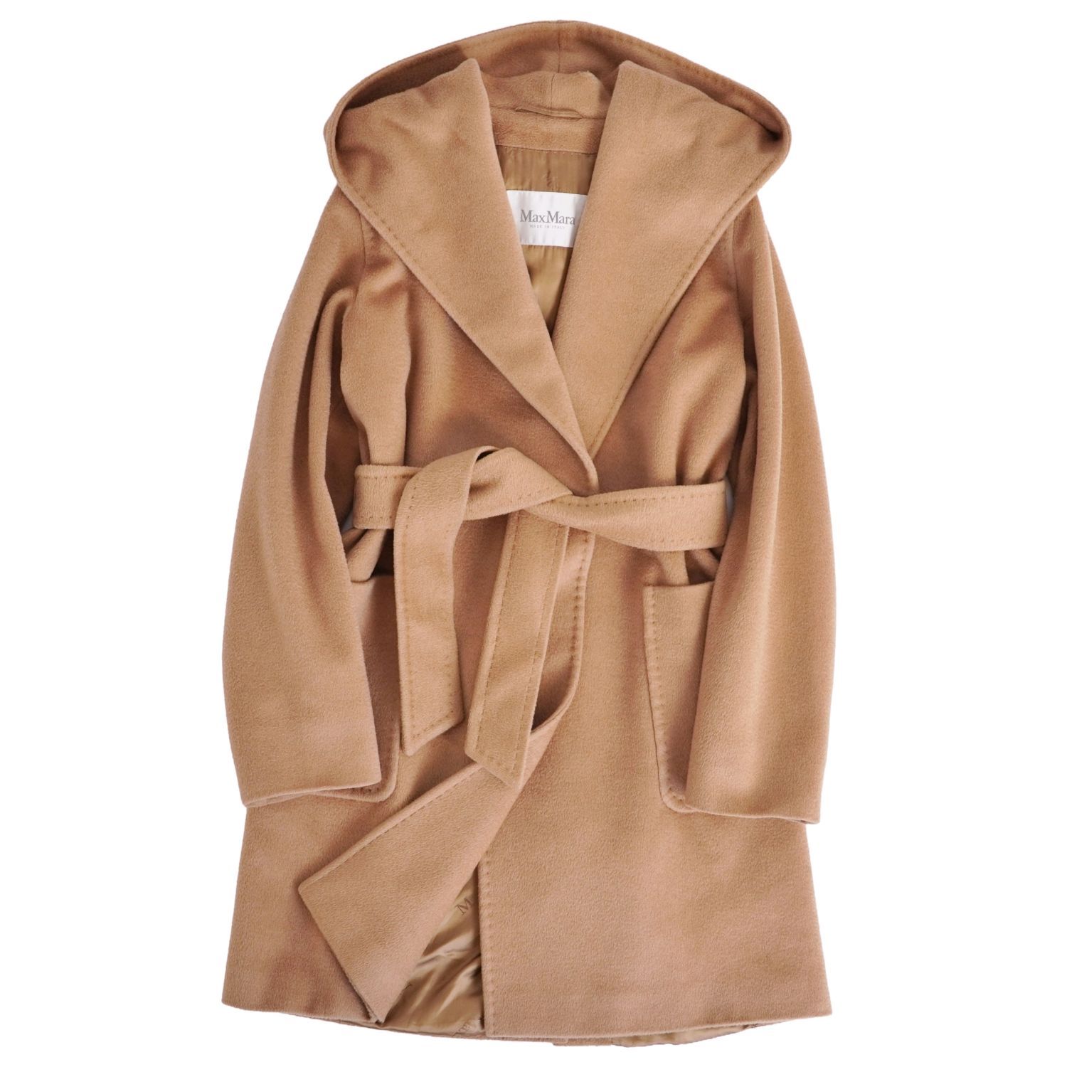 美品 マックスマーラ Max Mara RIALTO リアルト コート フード付