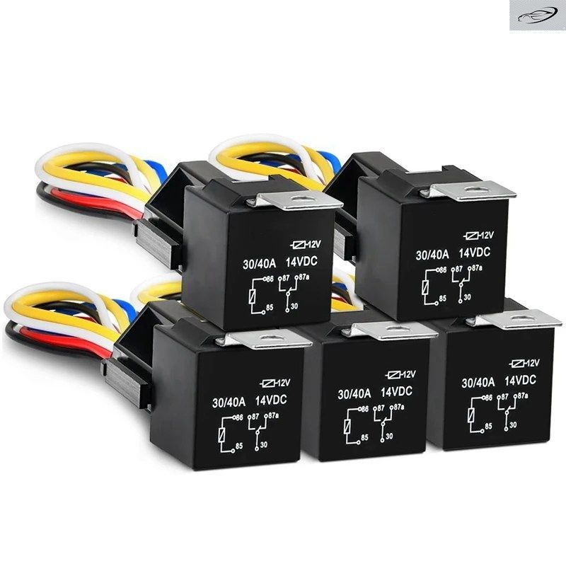 中国　広東省　本物保証 高品質，本物保証 自動車用キット 5ピン 30/40A 12V SPDTリレー