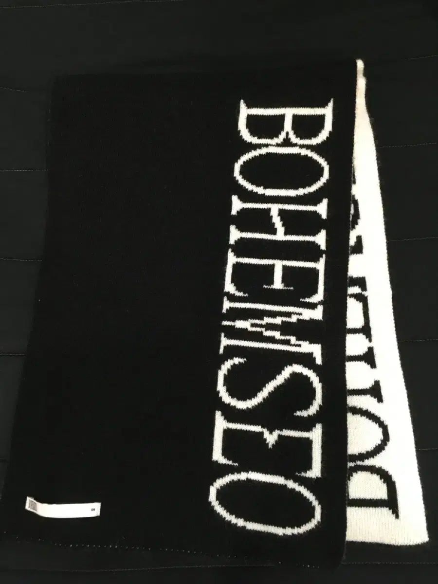 BOHEMSEO ボヘミアンソウル JACQUARD KINT MUFFLER BLACK&IVOR 【公式