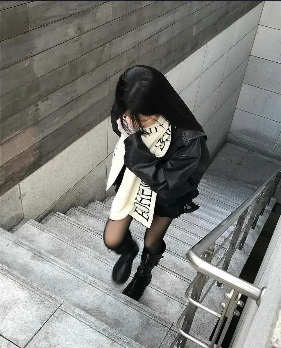 BOHEMSEO ボヘミアンソウル JACQUARD KINT MUFFLER BLACK&IVOR 【公式