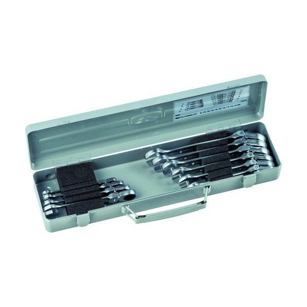 TONE 首振ラチェットめがねレンチセット 10pcs RMF100