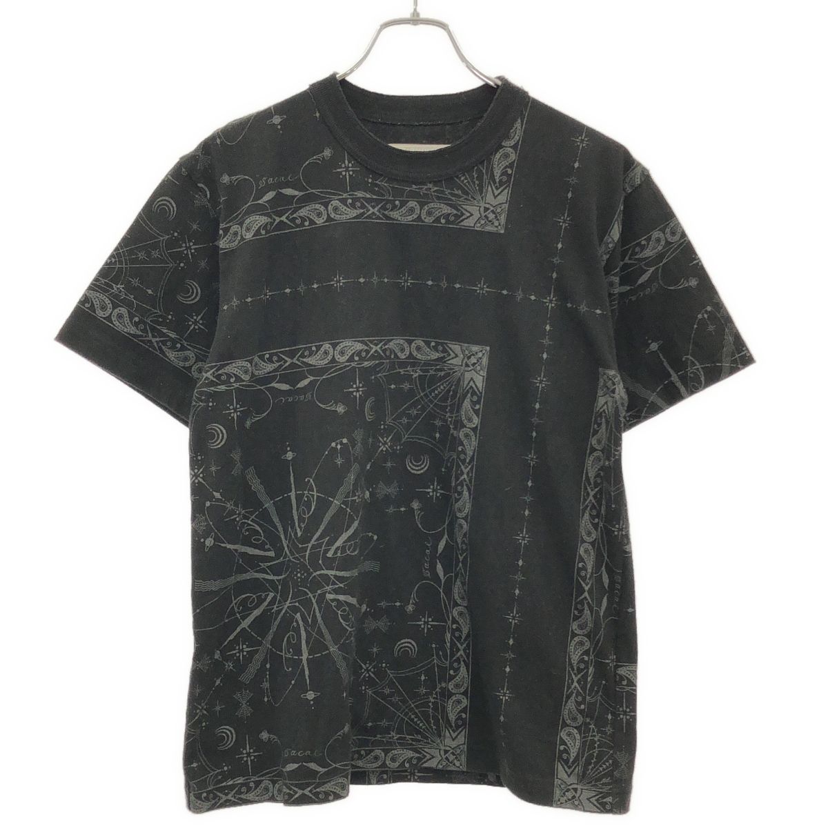 sacai サカイ 20AW Dr.Woo Bandana Print T-Shirt ペイズリーパターンT 
