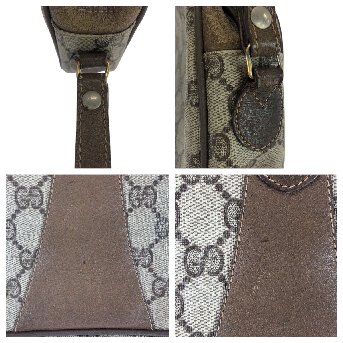 GUCCI グッチ シェリーライン ベージュ ブラウン GGスプリーム