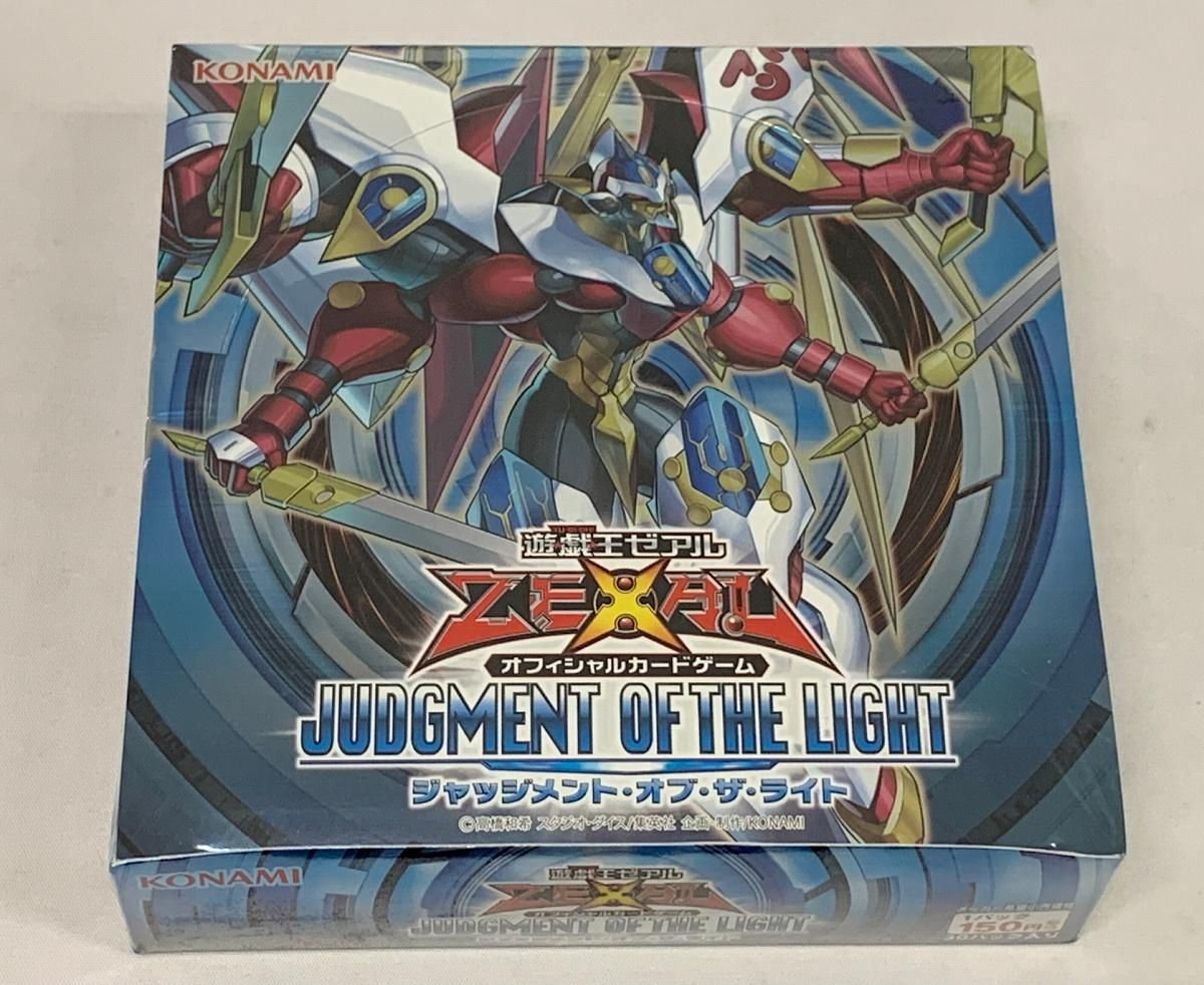 遊戯王ZEXAL ジャッジメントオブザライト 未開封BOX JUDGMENT OF THE LIGHT ZEXAL OCG (シュリンク未開封BOX) 傷有り