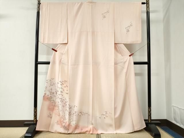 平和屋着物●訪問着　籬枝花文　暈し染め　正絹　逸品　CABC7085yc 平和屋着物○訪問着 籬枝花文 暈し染め 正絹 逸品 CABC7085yc - メルカリ