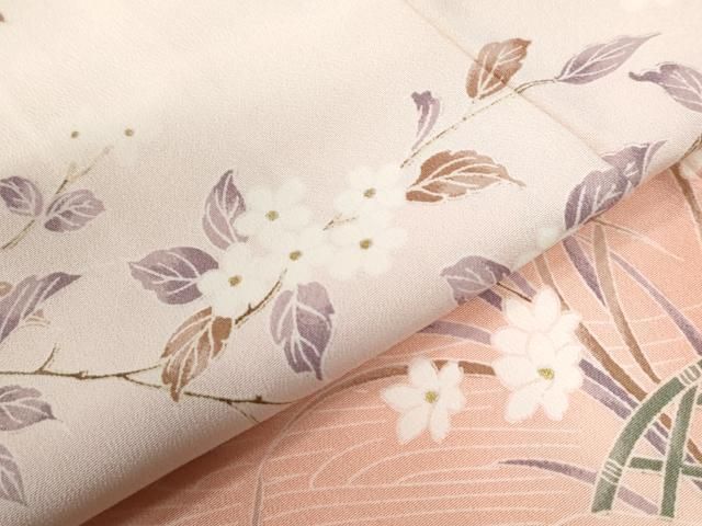 平和屋着物●訪問着　籬枝花文　暈し染め　正絹　逸品　CABC7085yc 平和屋着物○訪問着 籬枝花文 暈し染め 正絹 逸品 CABC7085yc - メルカリ