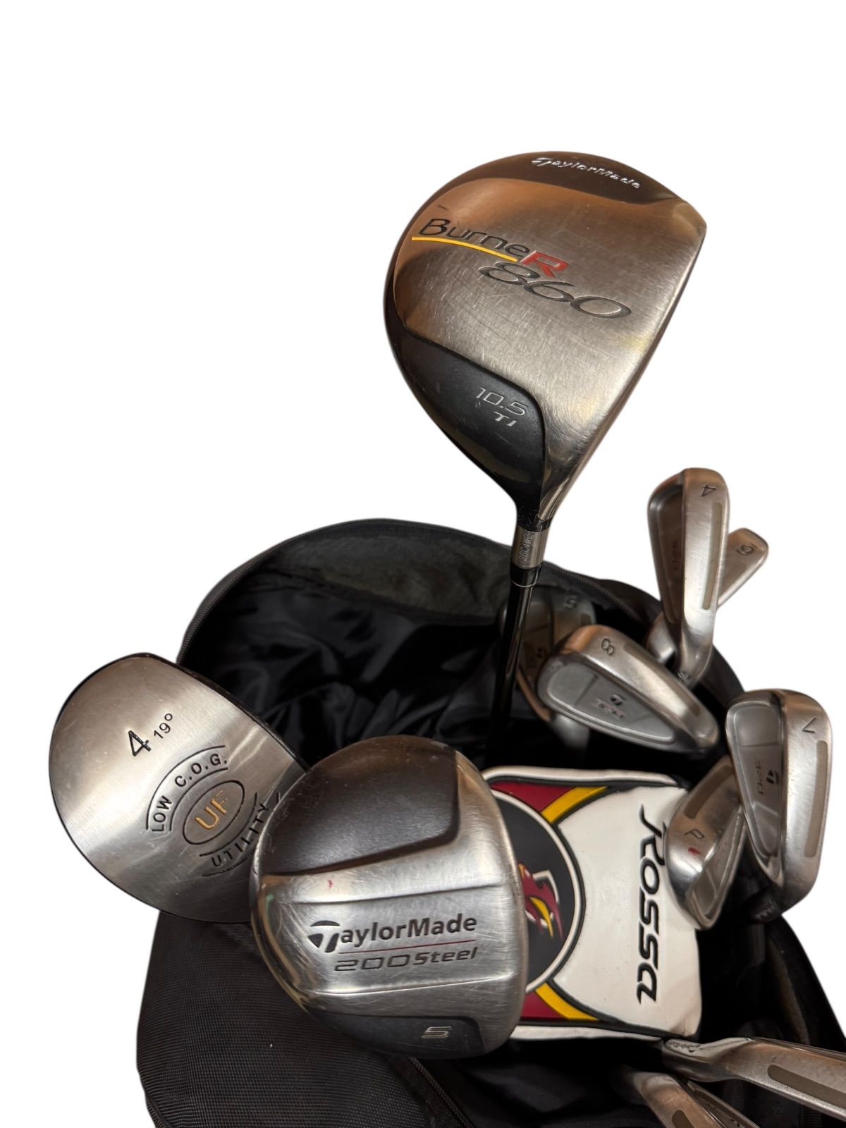 TaylorMade メンズ ゴルフセット 13本 キャディバッグ付 初心者〜中級