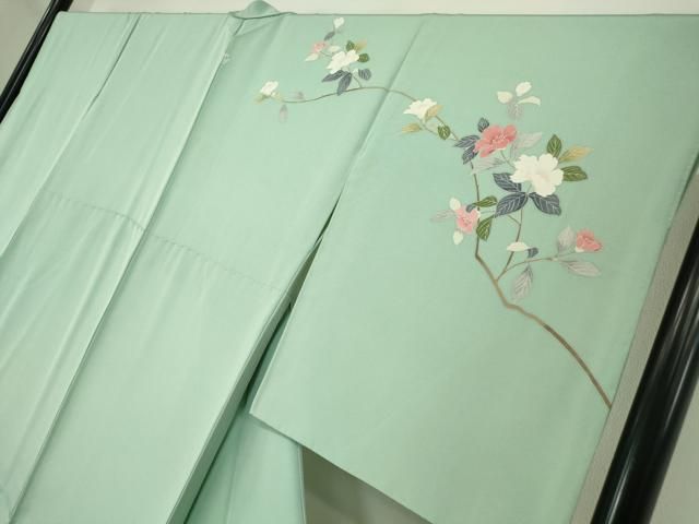 平和屋着物●訪問着　友禅　枝花文　暈し染め　正絹　逸品　DABC3426az 平和屋着物○訪問着 友禅 枝花文 暈し染め 正絹 逸品 CABD9297ghの通販