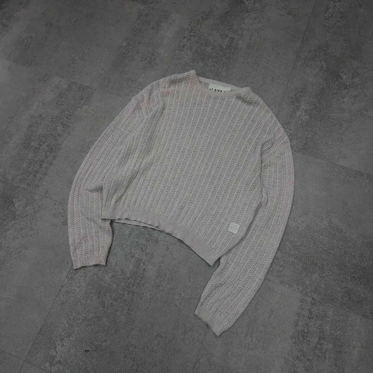 SATUR(セター) イビサ メッシュ化 ニット セーター