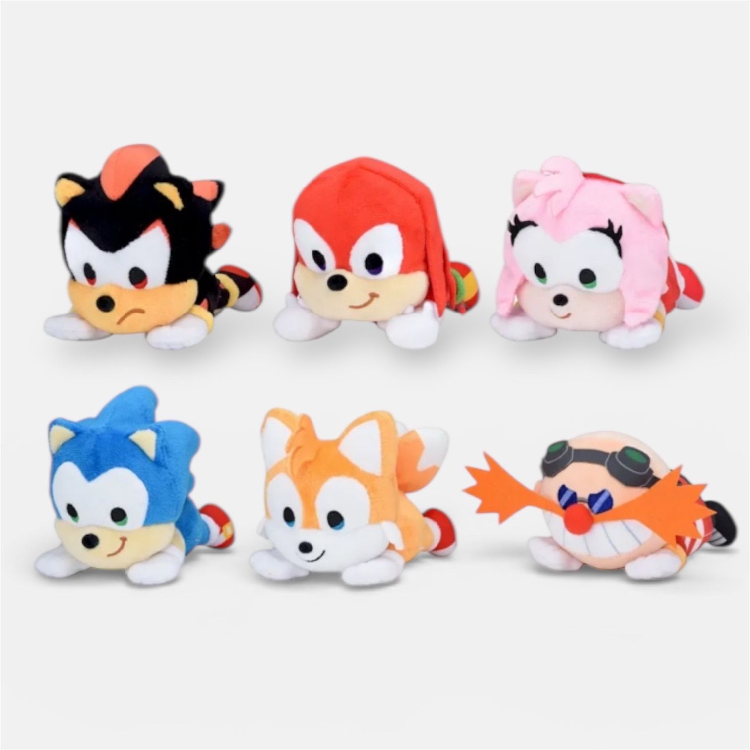 ソニック＆テイルス ペールカラーぬいぐるみ 2体セット SONIC&FRIENDS 寝そべりミニぬいぐるみ 全種コンプリートセット