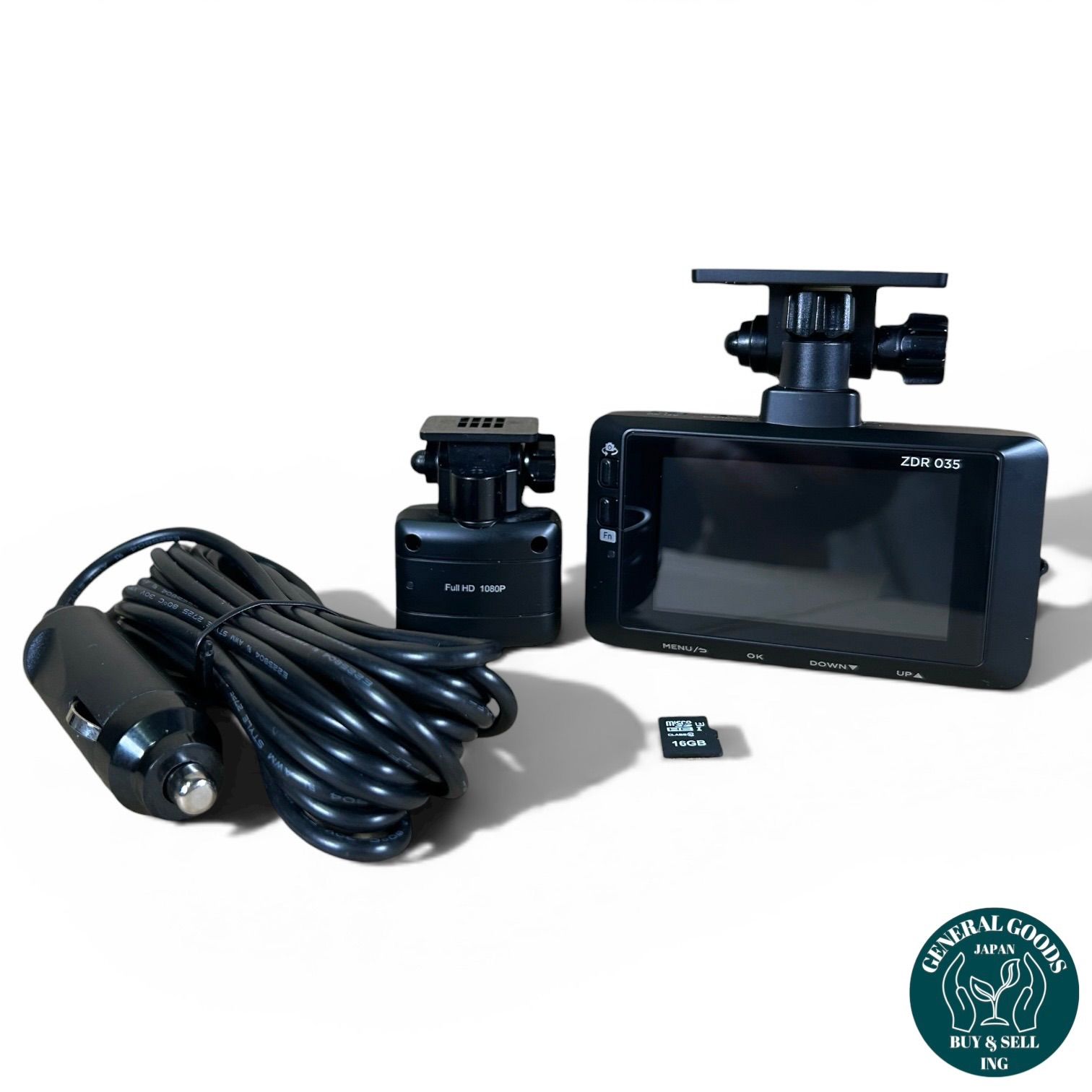 COMTEC コムテック ZDR035 前後2カメラ ドライブレコーダー ドラレコ