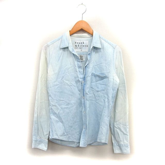 フランクアンドアイリーン スキッパー デニムシャツ S〜M Frank&Eileen 