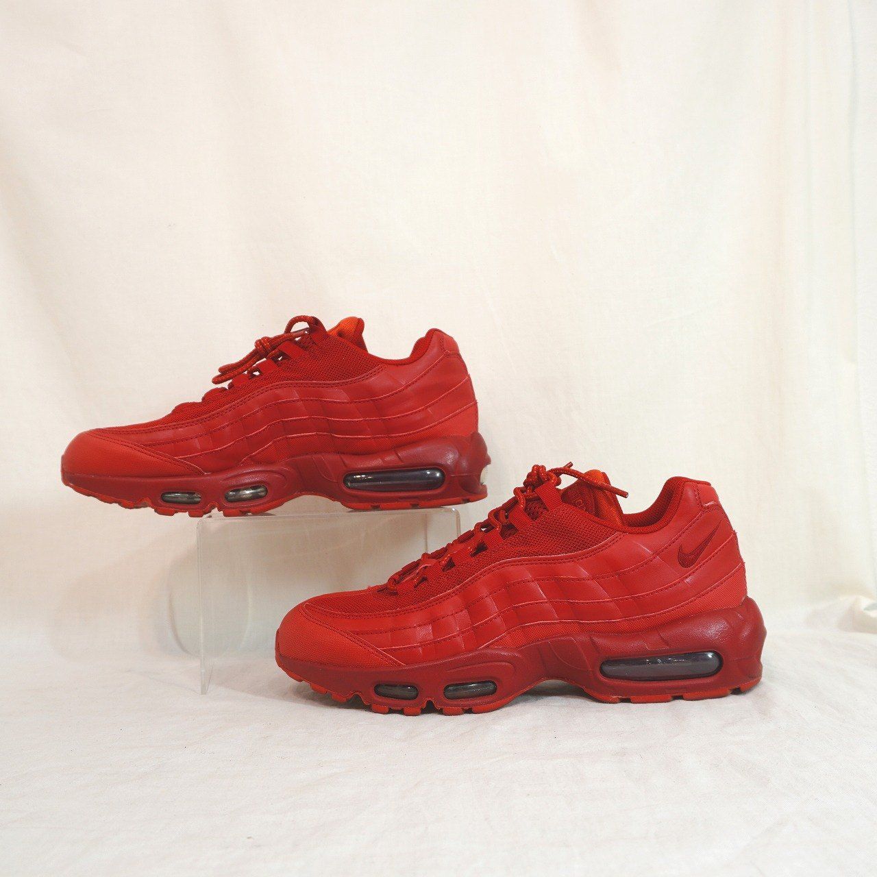 あか NIKE (27cm) AIR MAX 95 TRIPLE RED ナイキ エアマックス スニーカー